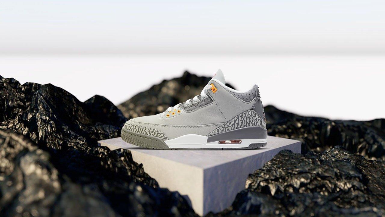 air jordan 3 silver