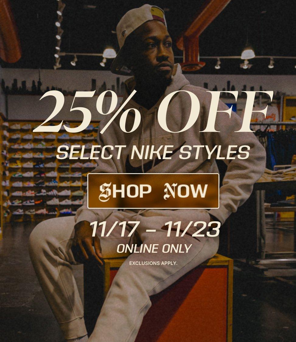 25% Off Nike