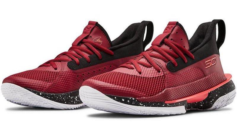 Under armour curry 5 cheap red kids