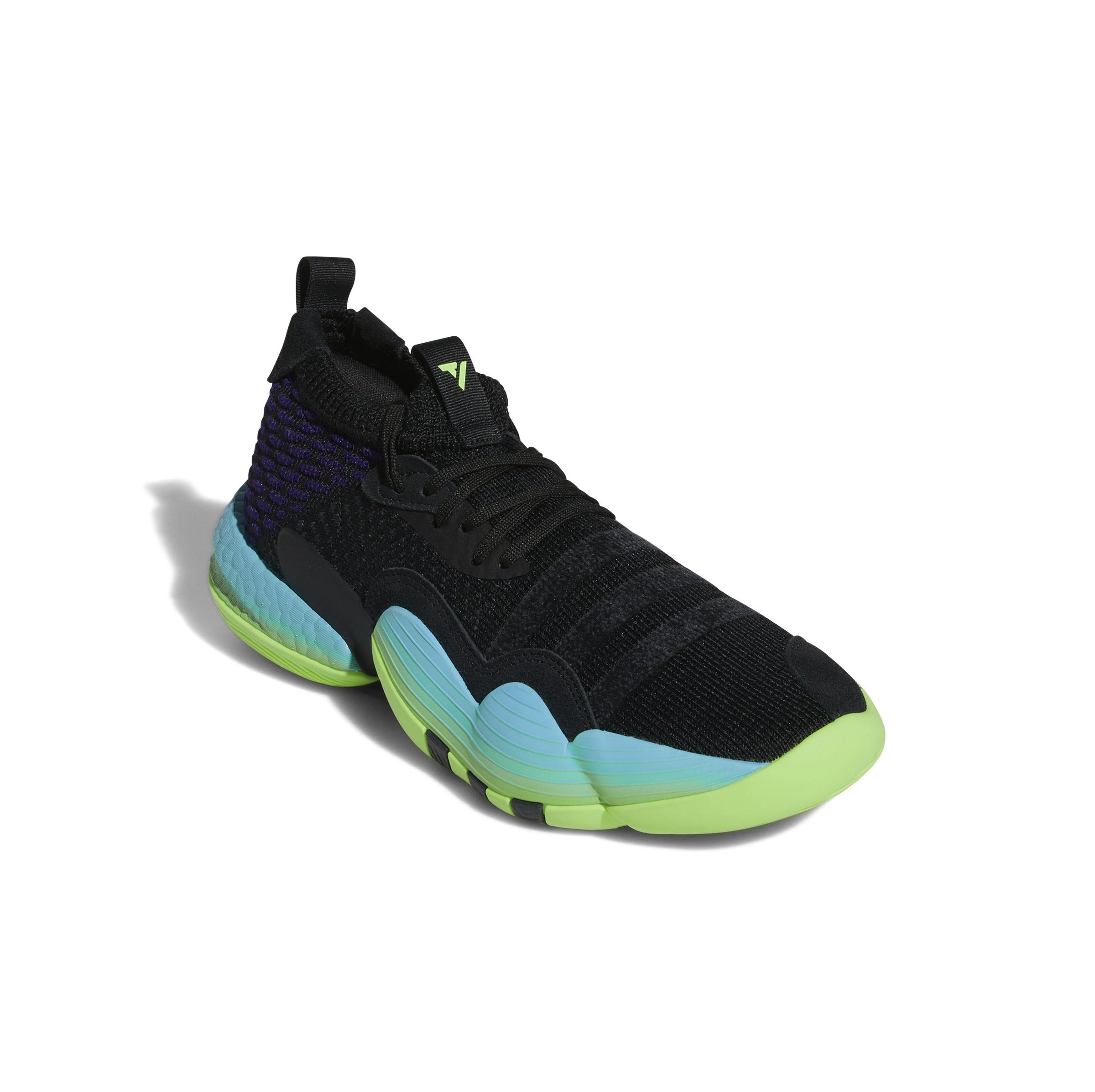 adidas Trae Young 2.0 "Core Black/Team Green" side angle