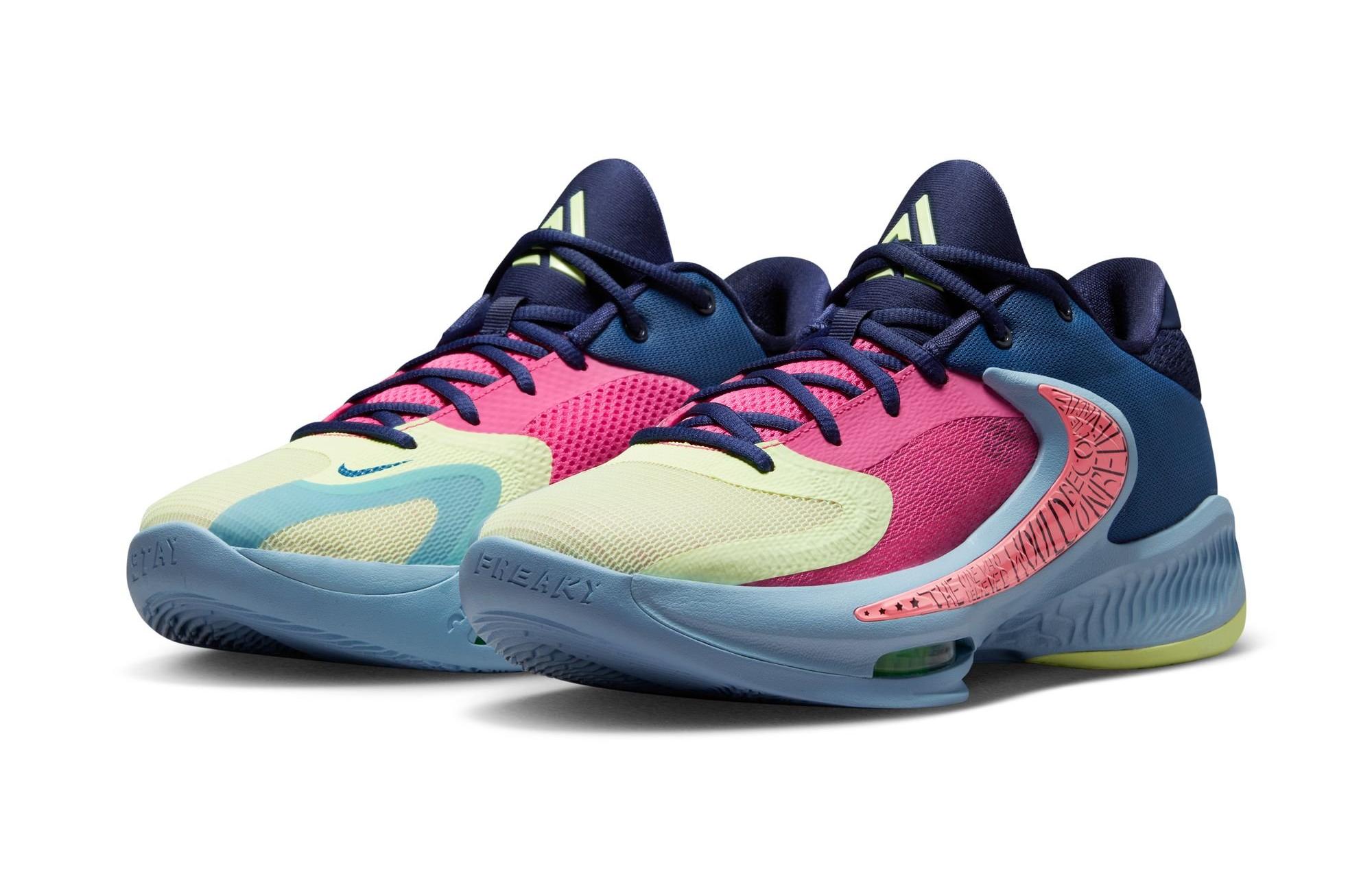 Nike Zoom Freak 4 side by side