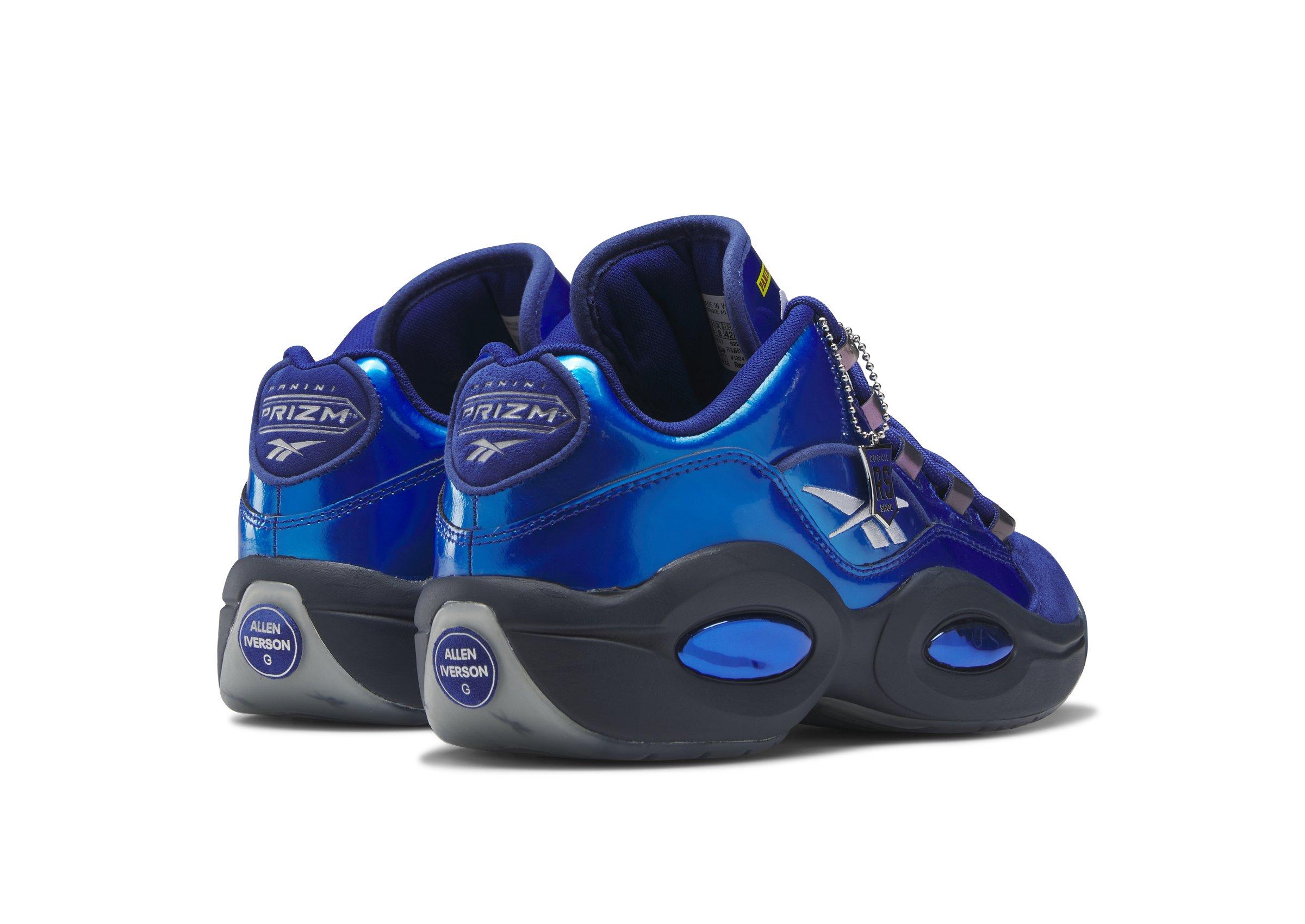 Reebok x Panini mid Blue heel side