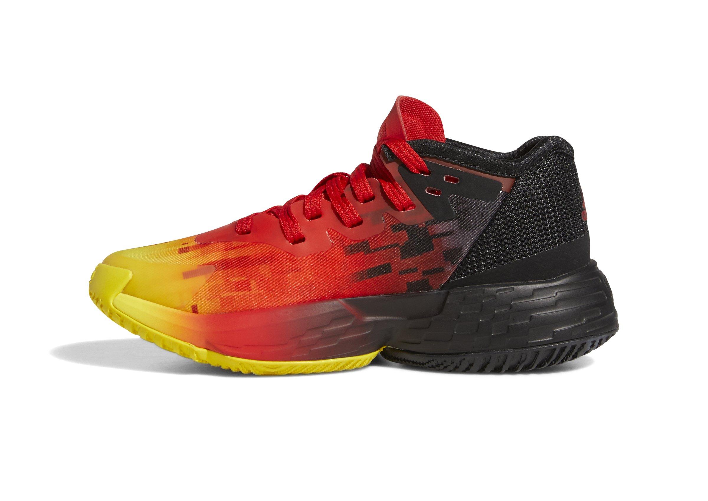 adidas D.O.N. Issue #4 "Red/Core Black" left side