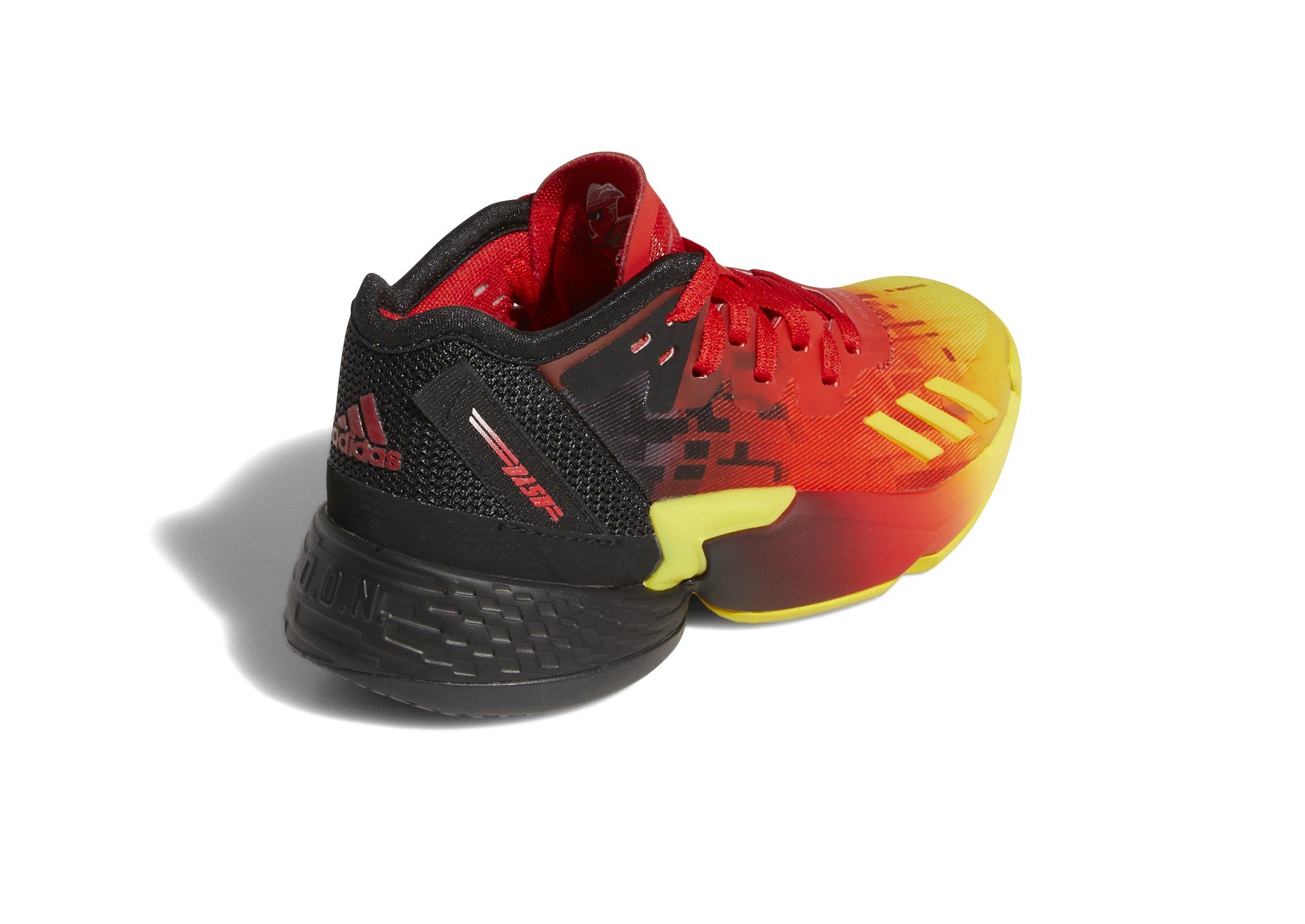 adidas D.O.N. Issue #4 "Red/Core Black" heel side