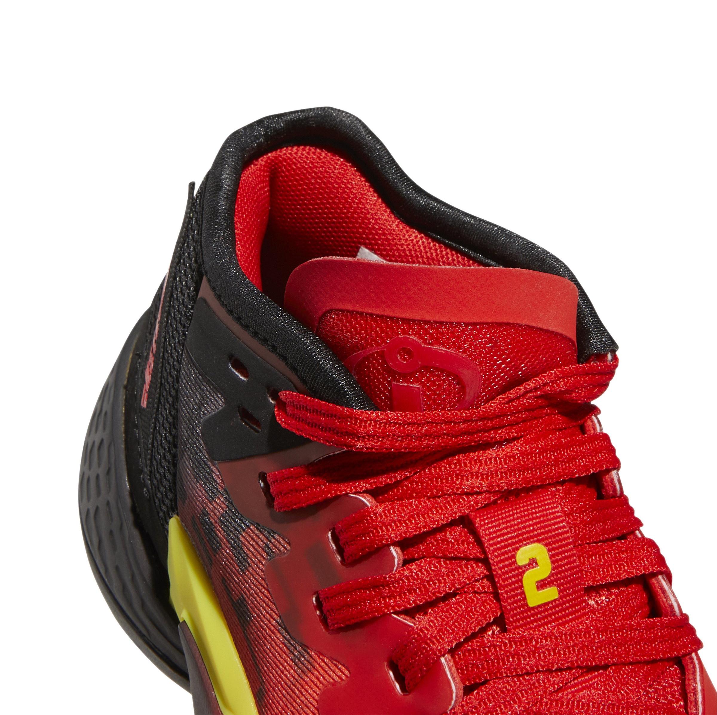 adidas D.O.N. Issue #4 "Red/Core Black" tongue tag