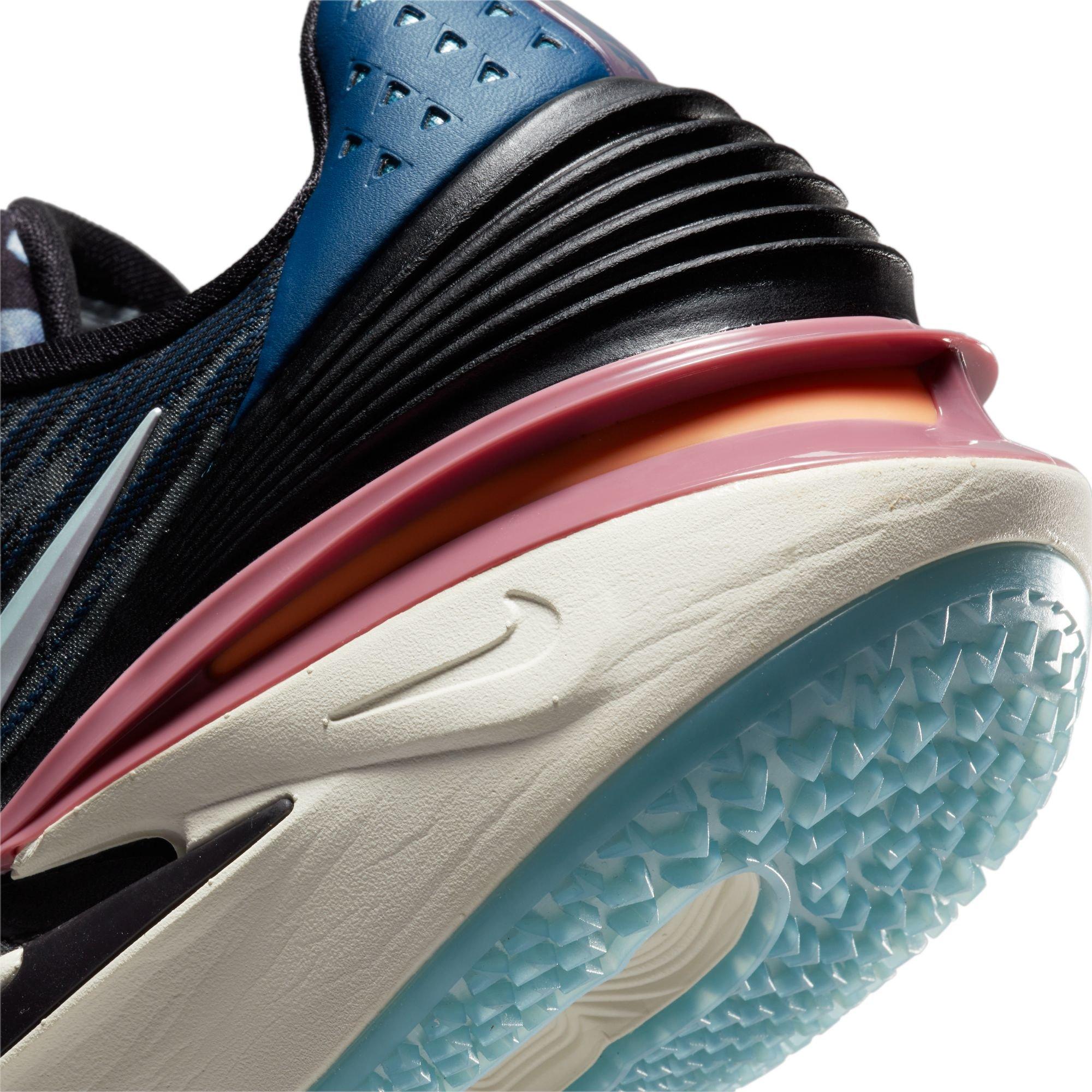 Nike Air Zoom G.T. Cut 2 "Black/Summit White/Desert Berry" heel