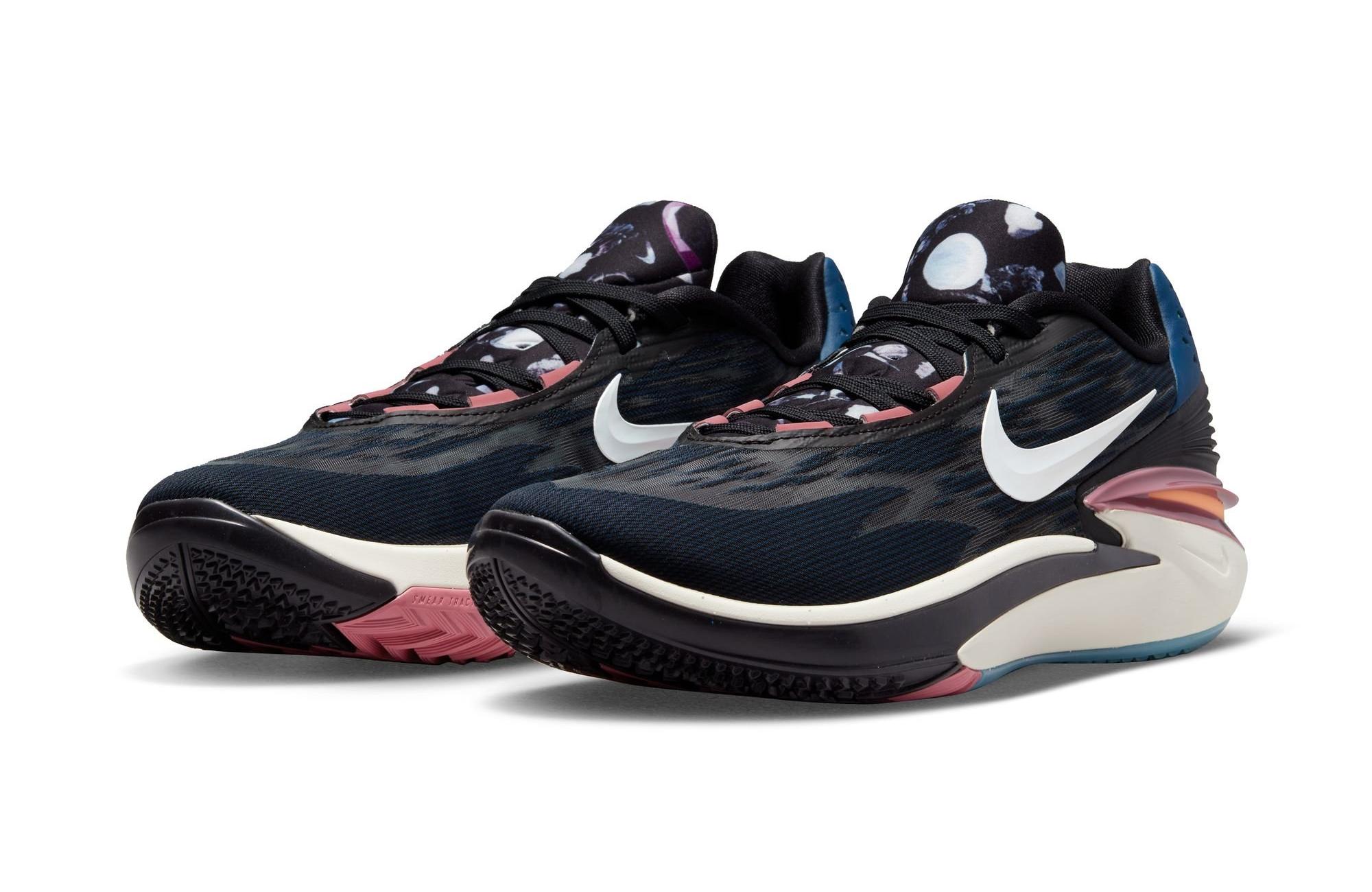 Nike Air Zoom G.T. Cut 2 "Black/Summit White/Desert Berry" side by side