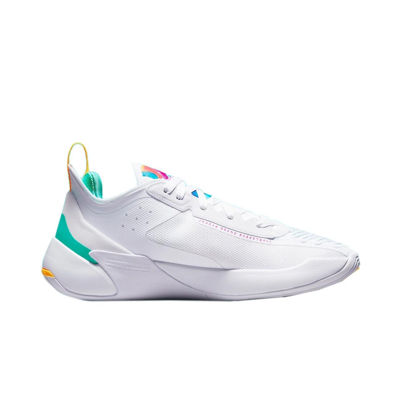 Jordan Luka 1 "Fire Pink/Dynamic Turquoise" Men's Basketball Shoe Dropping 12/12 right side