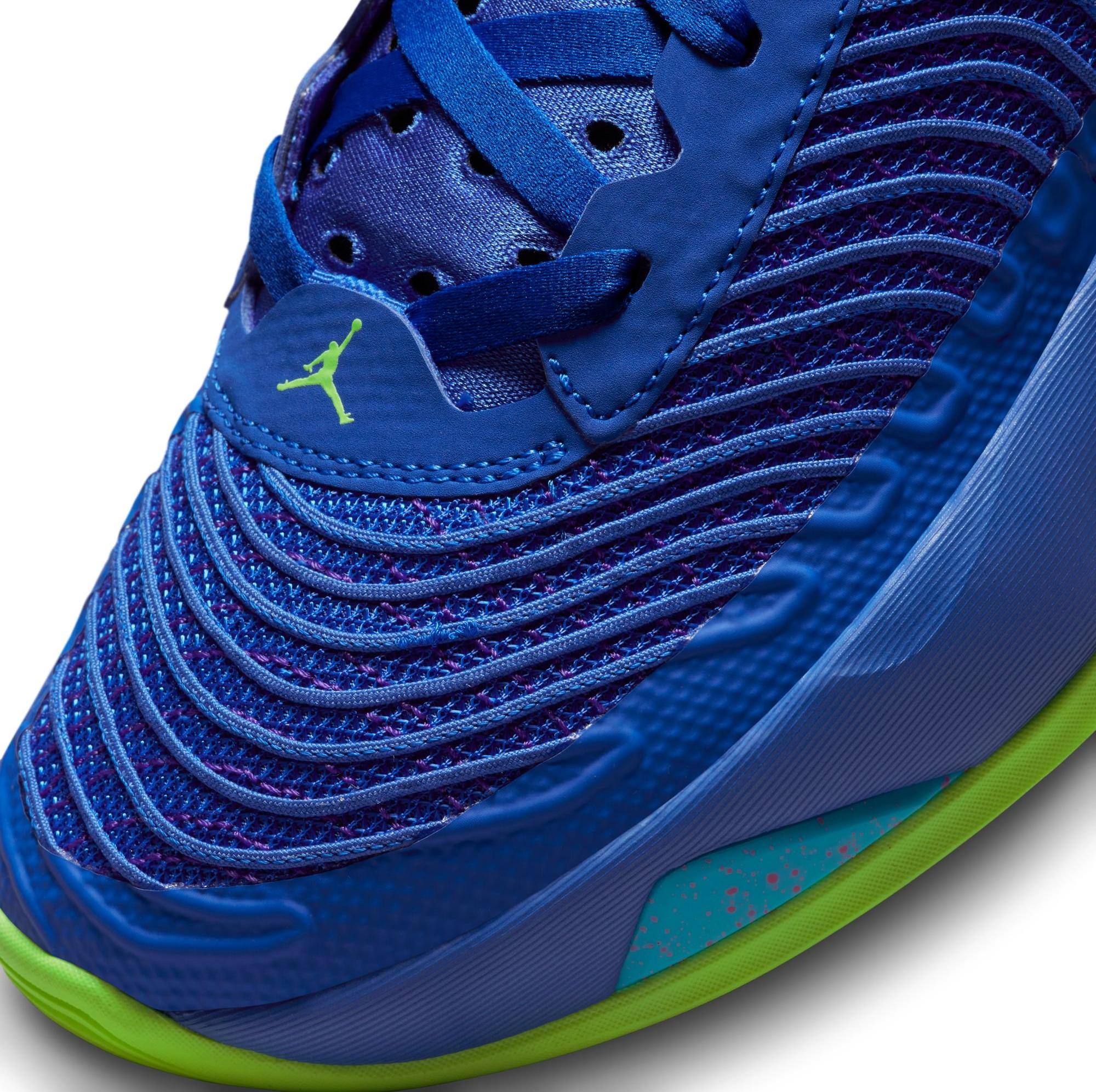 Jordan Luka 1 "Racer Blue/Ghost Green/Racer Pink" Men's & Kids' Basketball Shoe Launching 2/1 toe