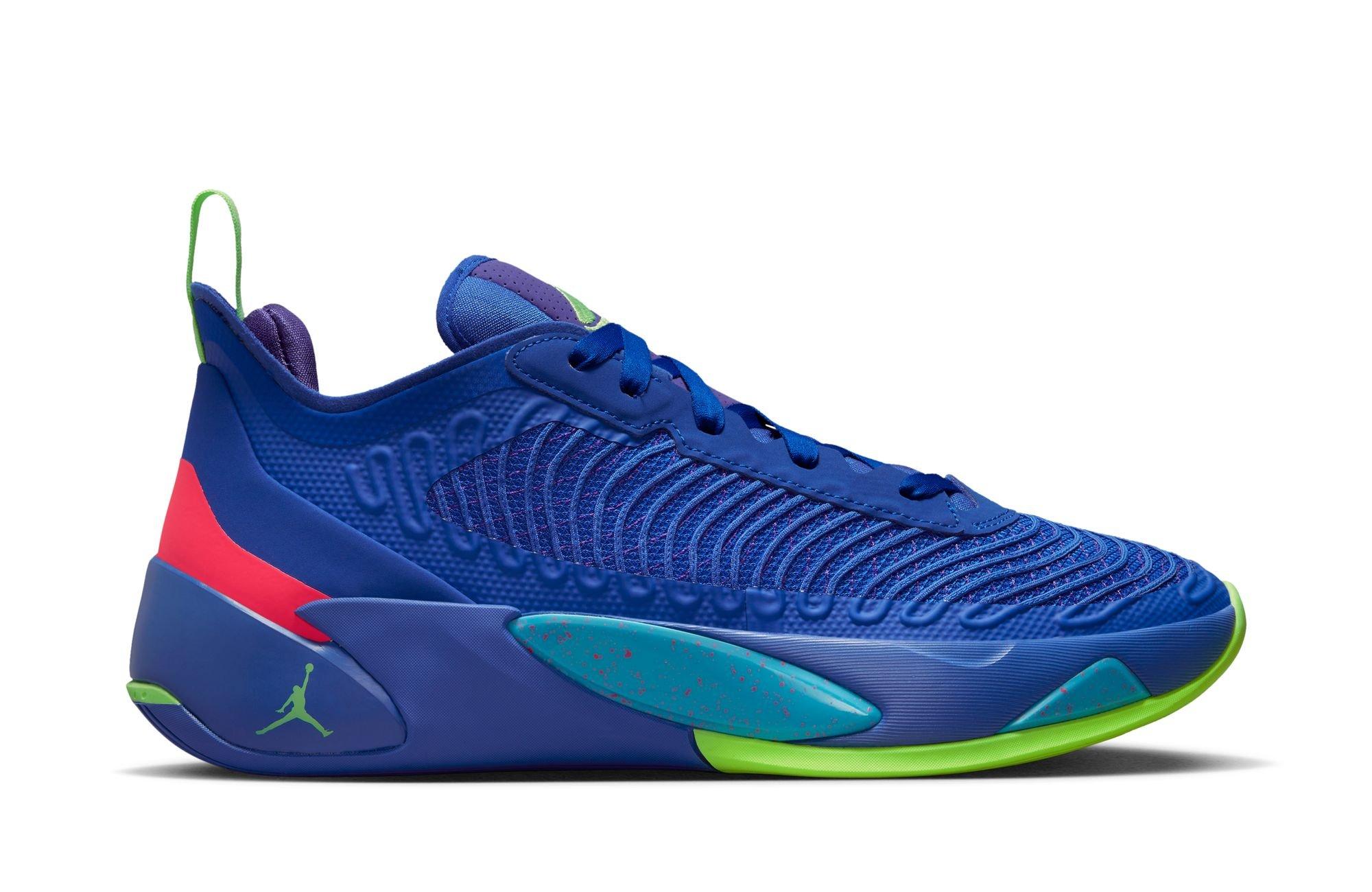 Jordan Luka 1 "Racer Blue/Ghost Green/Racer Pink" Men's & Kids' Basketball Shoe Launching 2/1 right side