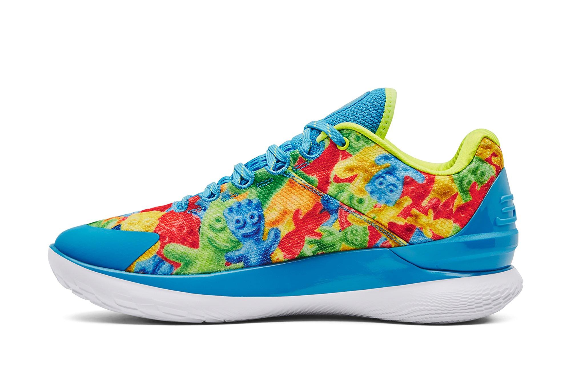 Under Armour Curry 10 "Sour Patch" left side