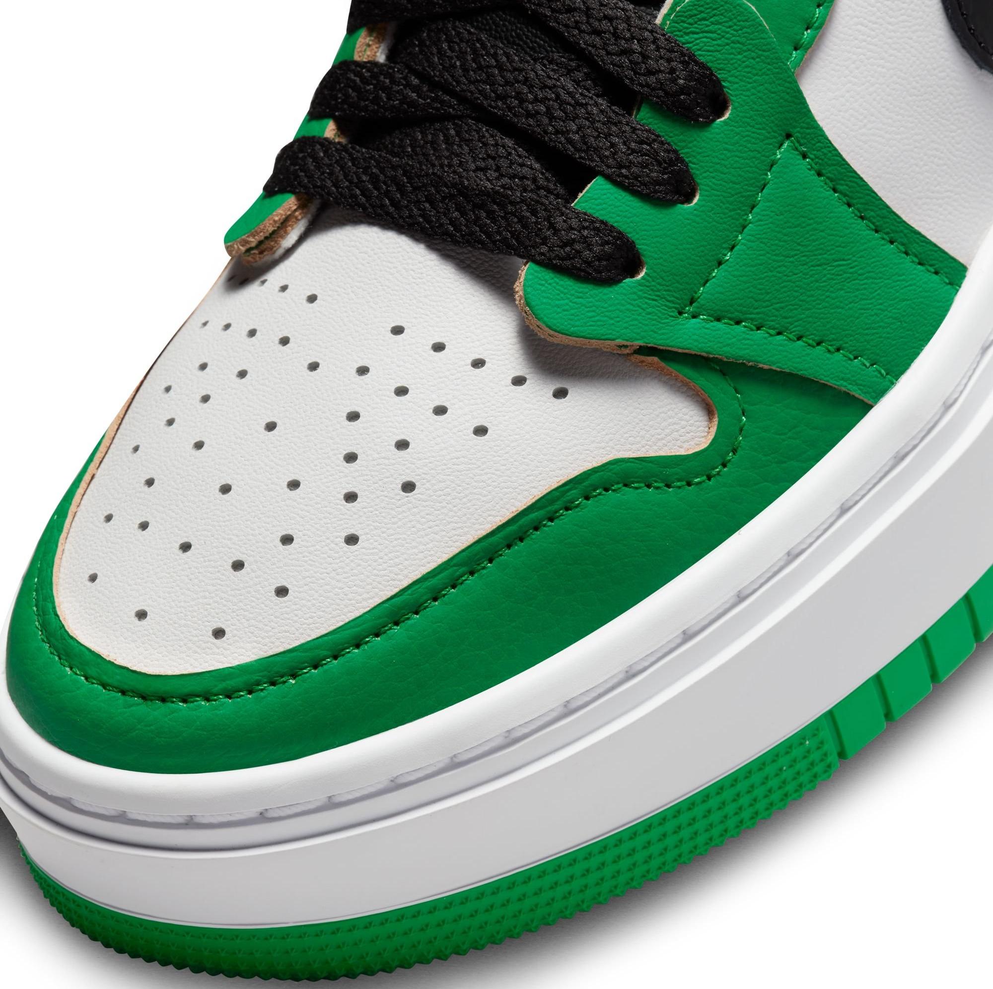  Jordan 1 Elevate Low SE​ "Lucky Green/Black/White Onyx" Women's Shoe Launching 12/8 - top view
