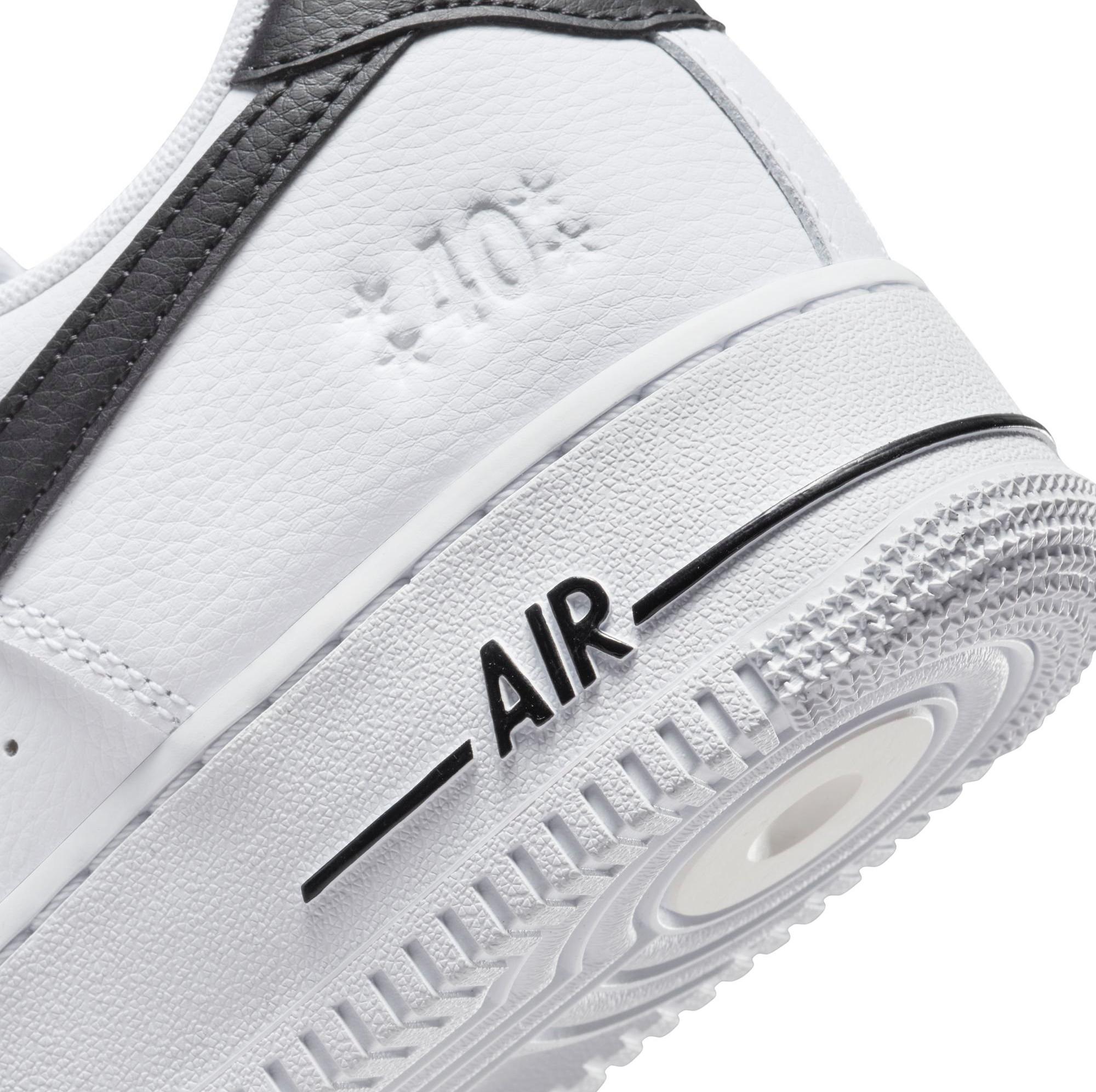 Nike Air Force 1 '07 LV8 "White/Black" side heel
