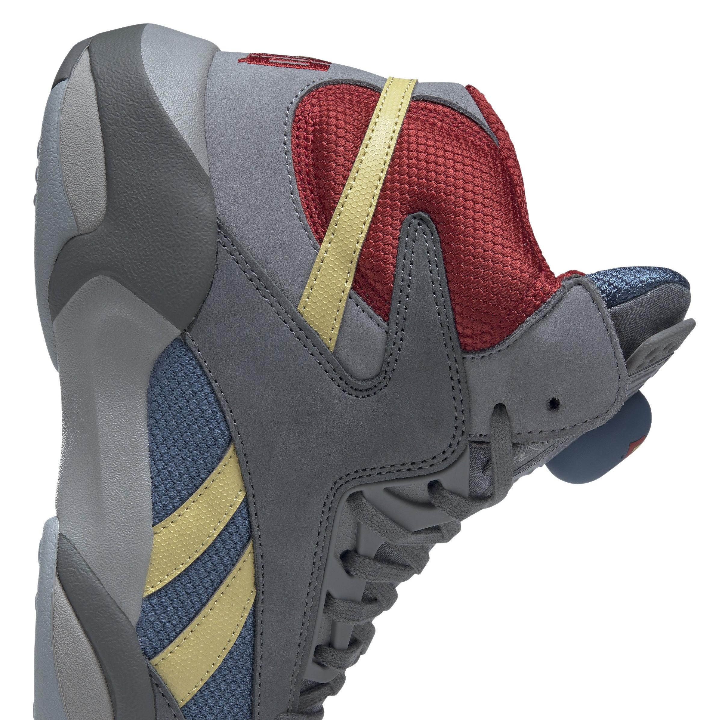 Reebok x DC Shaq Attaq "Superman" Men's Shoe Dropping 12/2 right side angle
