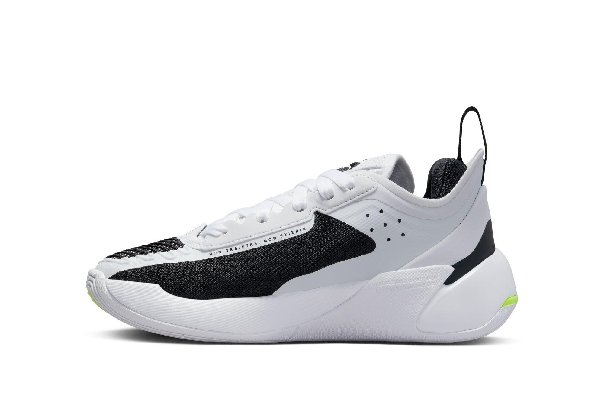 Jordan Luka 1 "White/Black/Volt" left side