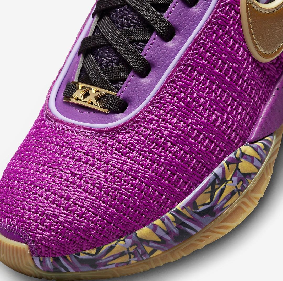 Nike LeBron 20 GS Vivid Purple Pays Tribute to the Lakers for Upcoming  October Release
