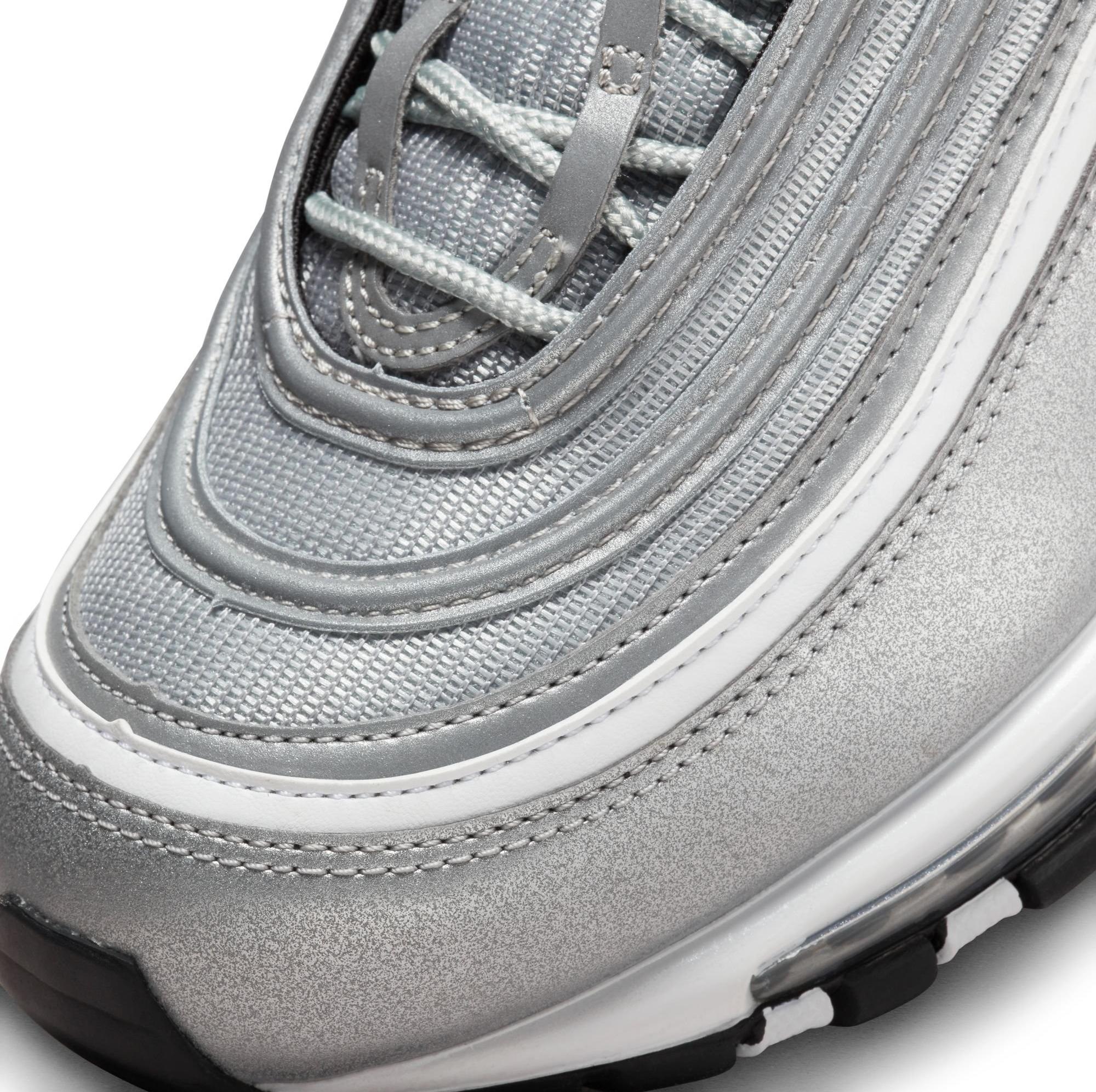 Nike Air Max 97 Navy, Black, & Grey On Feet Look