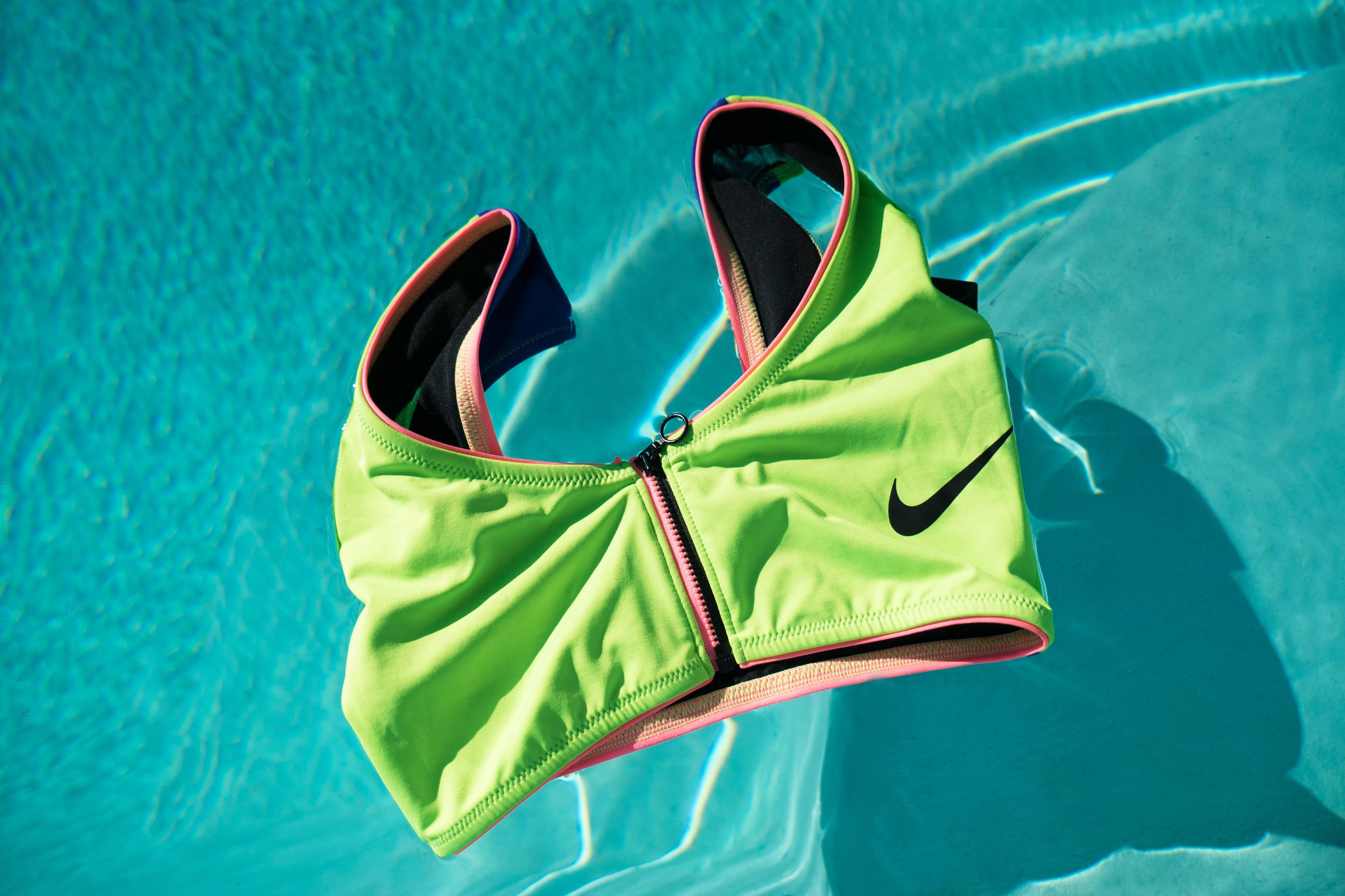 Women's Logo Tape Banded Bikini Bottom, Nike