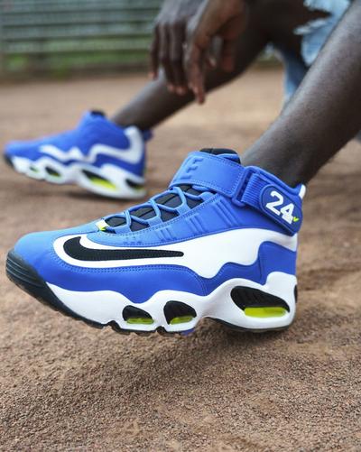 Young man in Nike Air Griffey Max 1 "Varsity Royal"