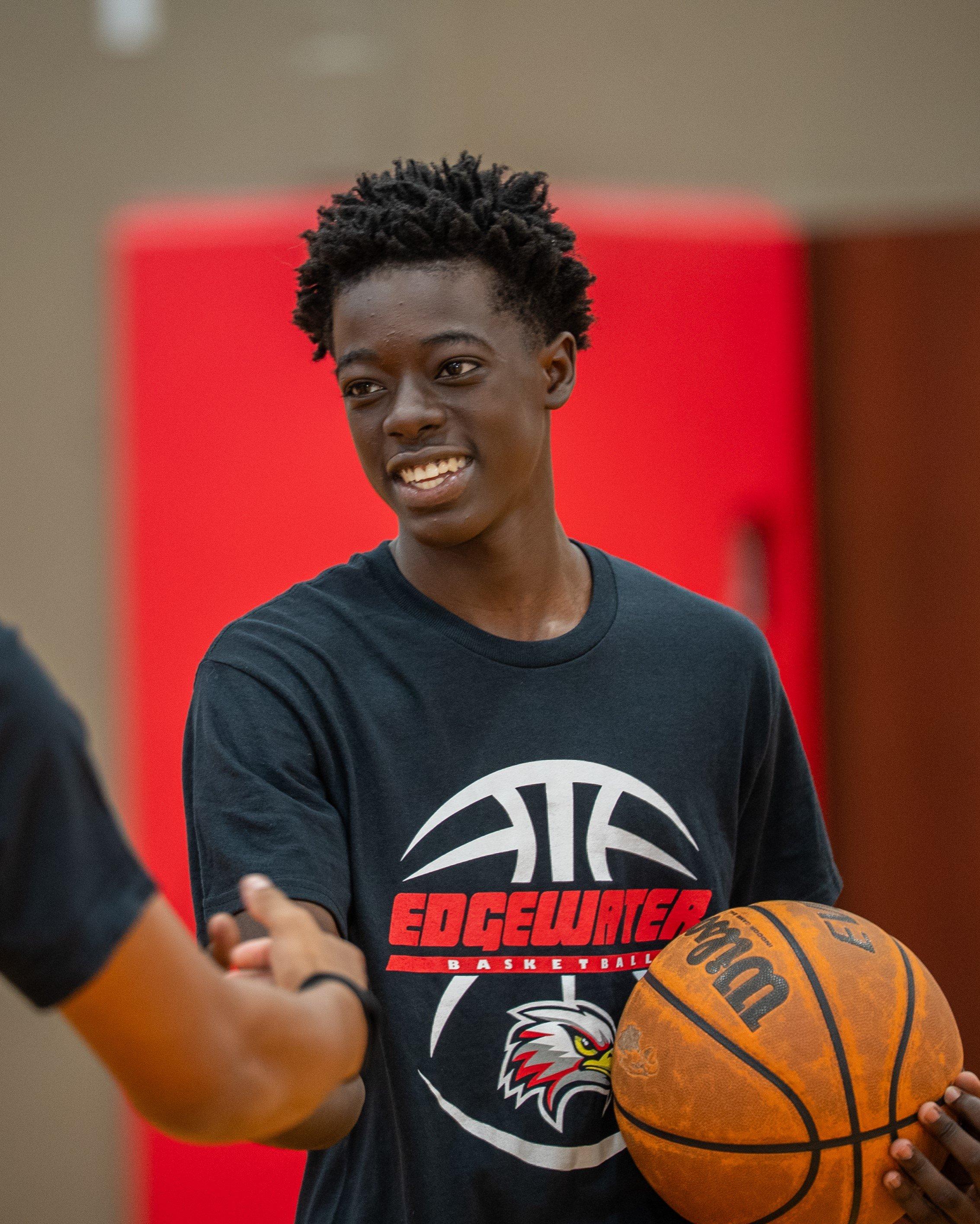 Member of Edgewater basketball team