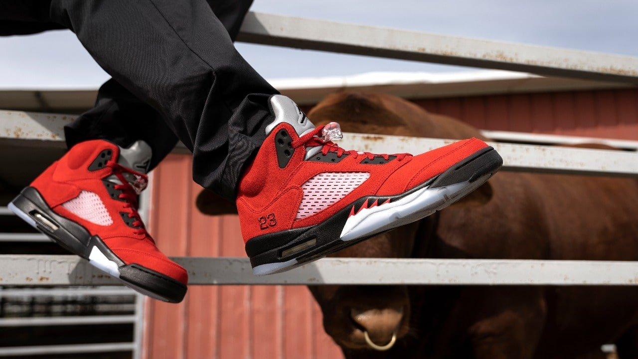 jordan 5 bulls red