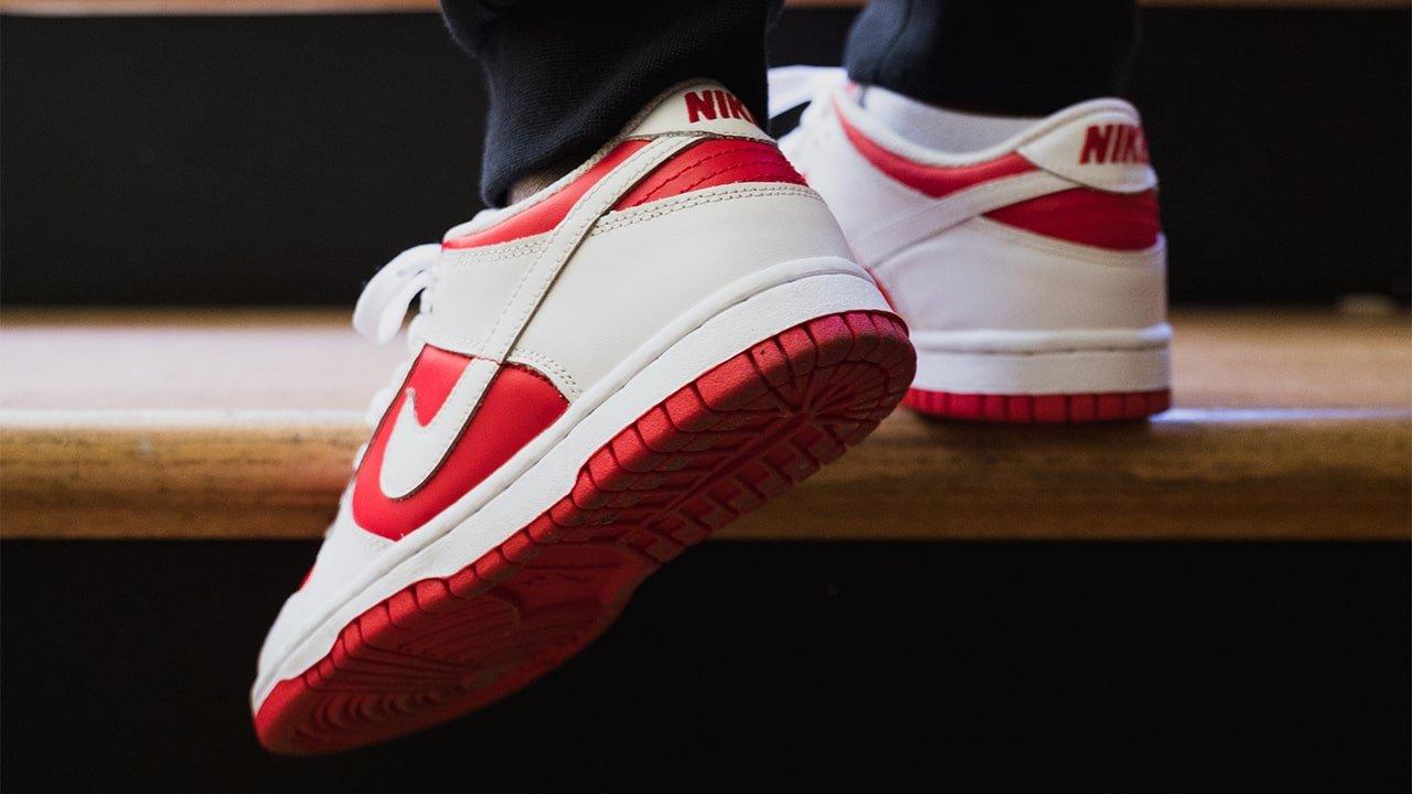 Nike X Off-White Dunk Low Off-White - University Red - Stadium