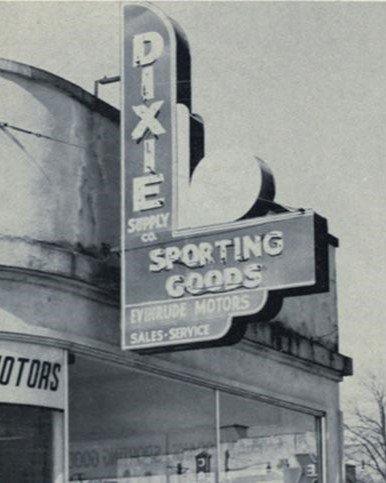 Dixie Supply Co. Sign Outside of Store