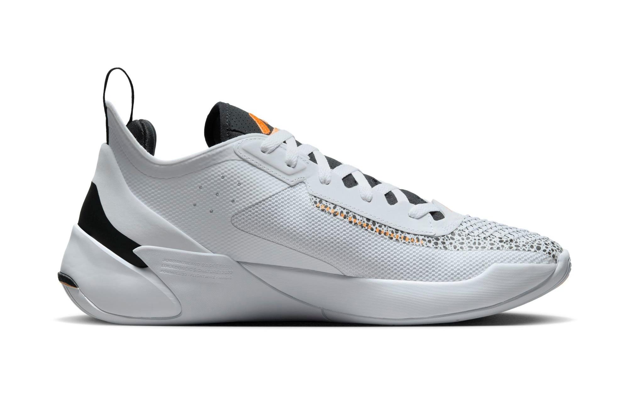 Jordan Luka 1 "White/Total Orange/Black" Men's & Kids' Shoe Launching 2/20 right side