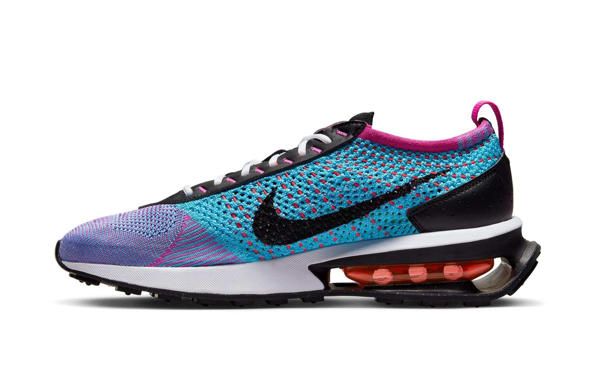 Sneakers Release – Nike Air Max Flyknit Racer Next Nature  “Fuchsia Dream/Black-Baltic Blue” Women’s Shoe Launching  3/1