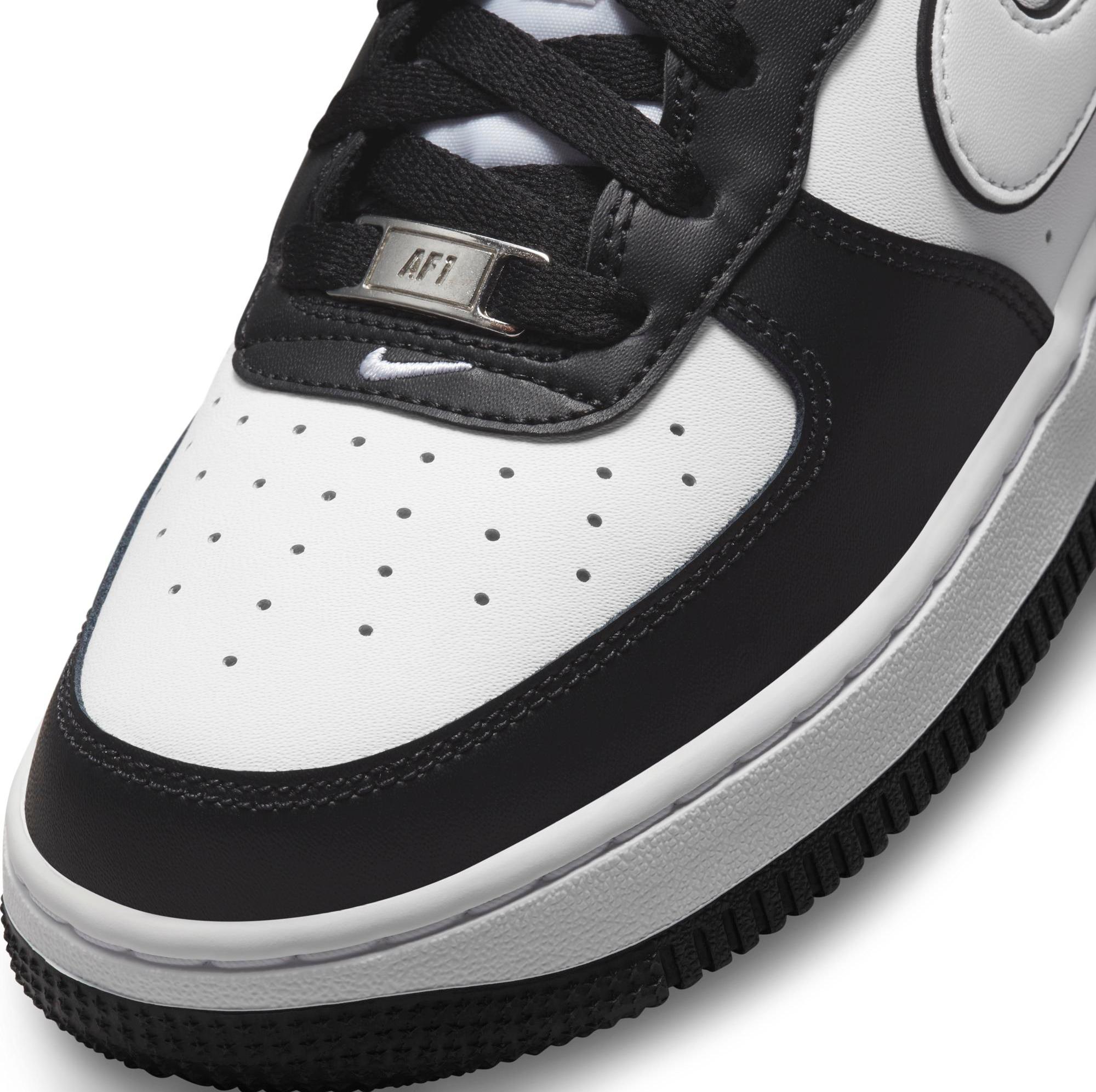 Nike Air Force 1 '07 LV8 Black/Silver Men's Shoe - Hibbett