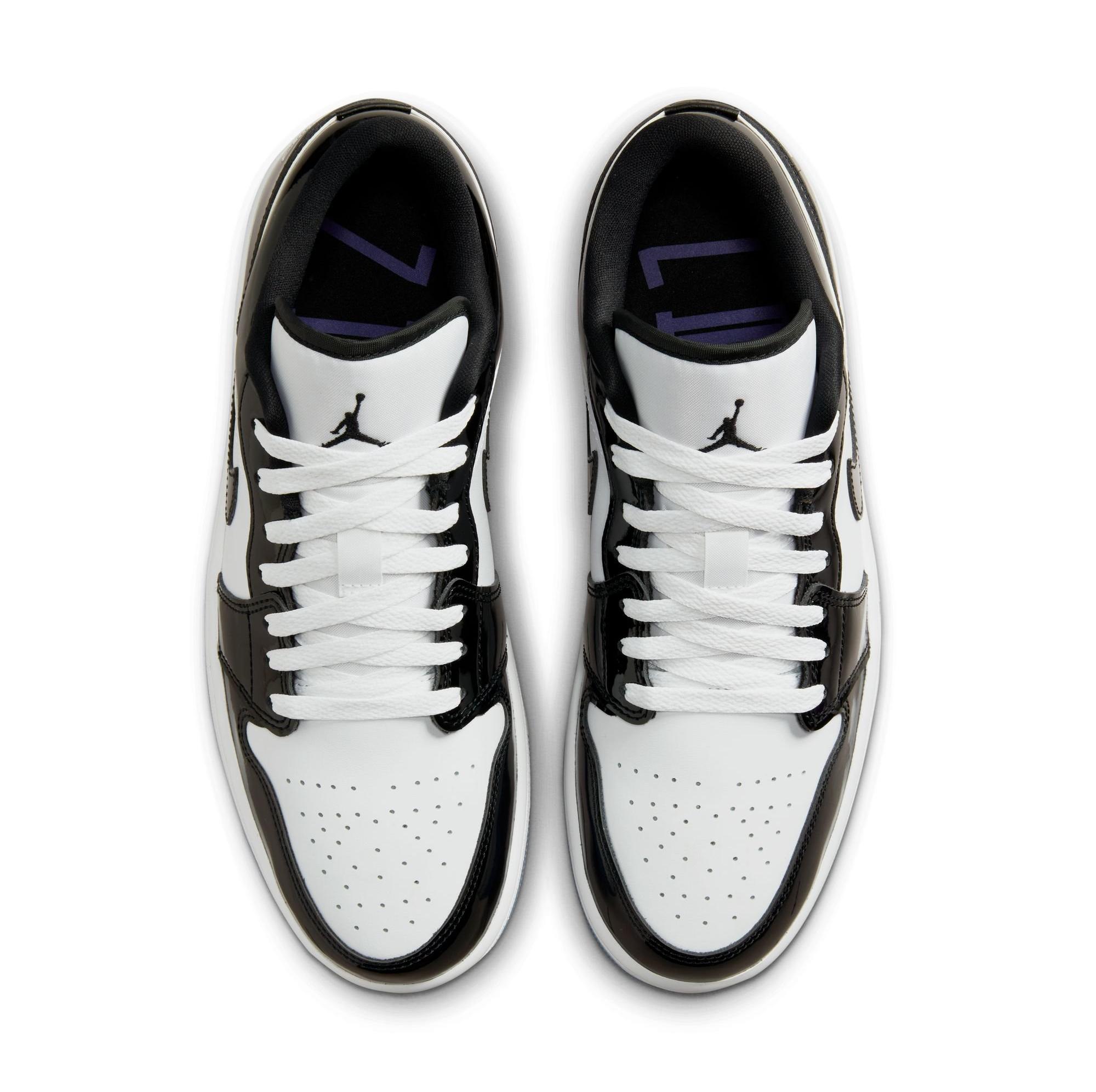 Sneakers Release Jordan 1 Low SE White Black Men s Grade School Kids Shoe Launching 2 10