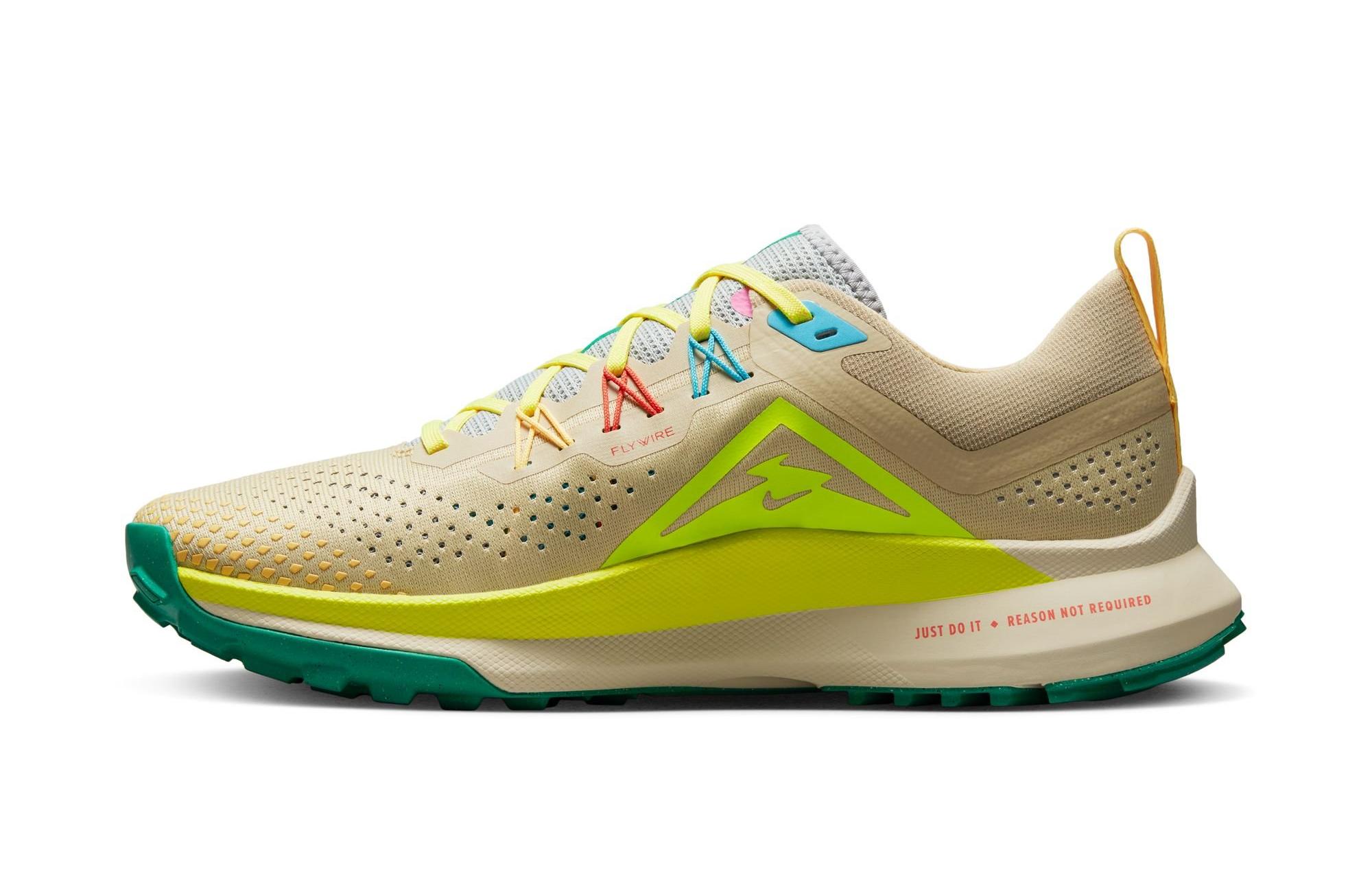 Nike Pegasus Trail 4 "Team Gold/Volt/Baltic Blue/Stadium Green" Men's Trail Running Shoe Launching 3/9 left side