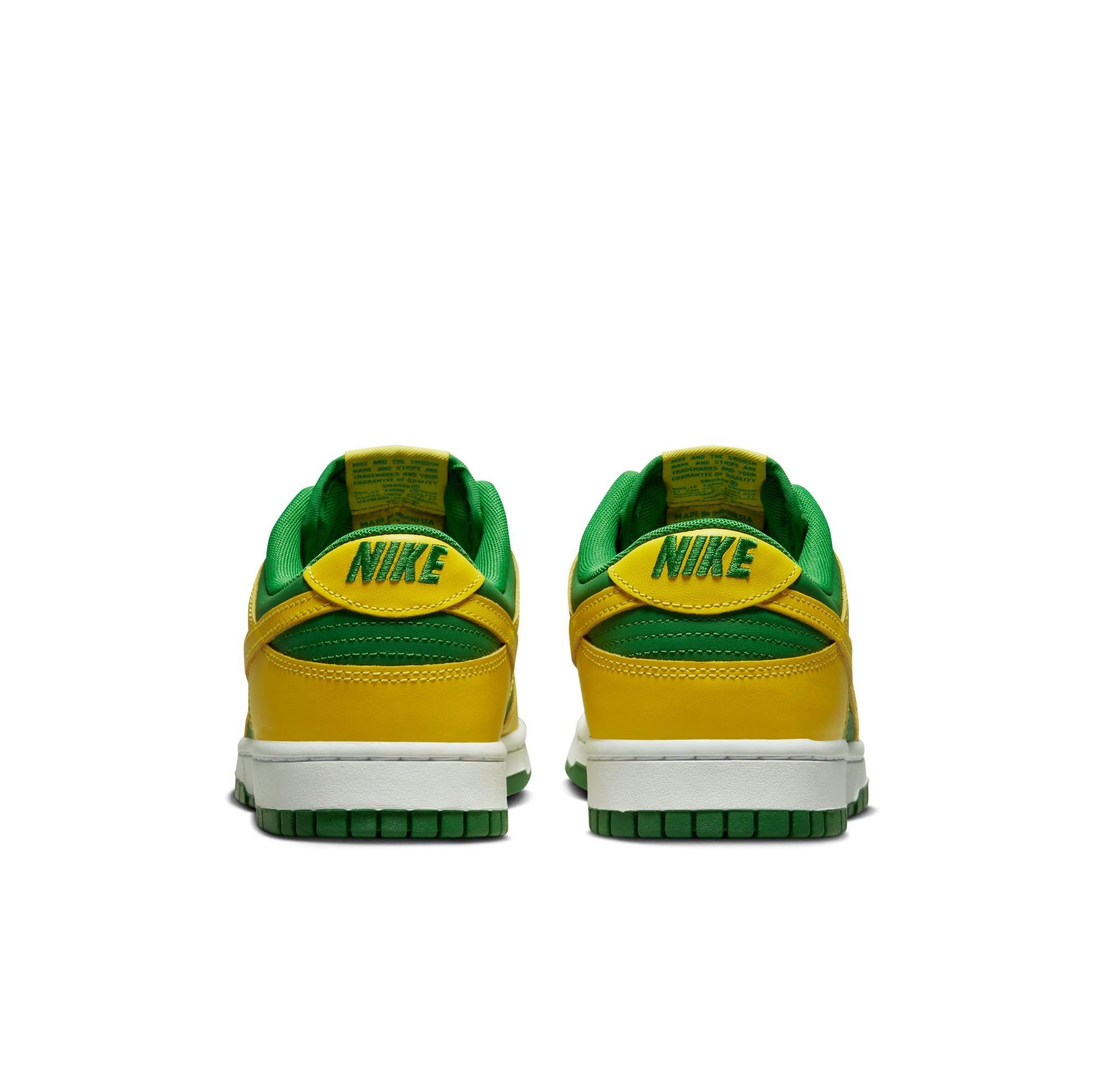 Nike Dunk Low Retro BTTYS "Oregon" Men's Shoe Launching 2/15 heel side by side