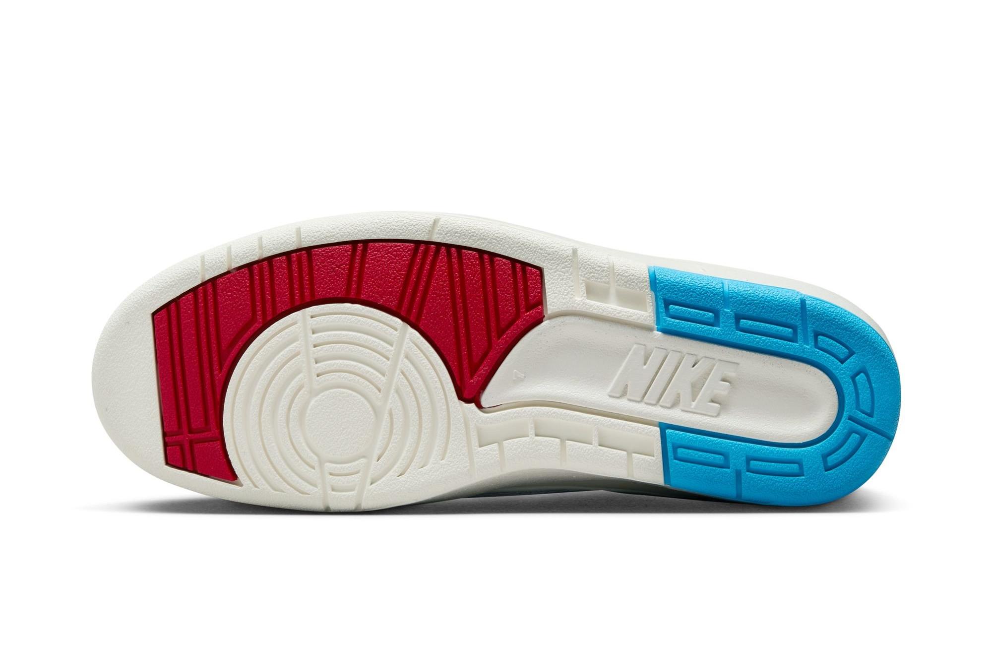 Jordan 2 Retro Low "UNC To Chicago" Women's Shoe Launching 3/8 sole
