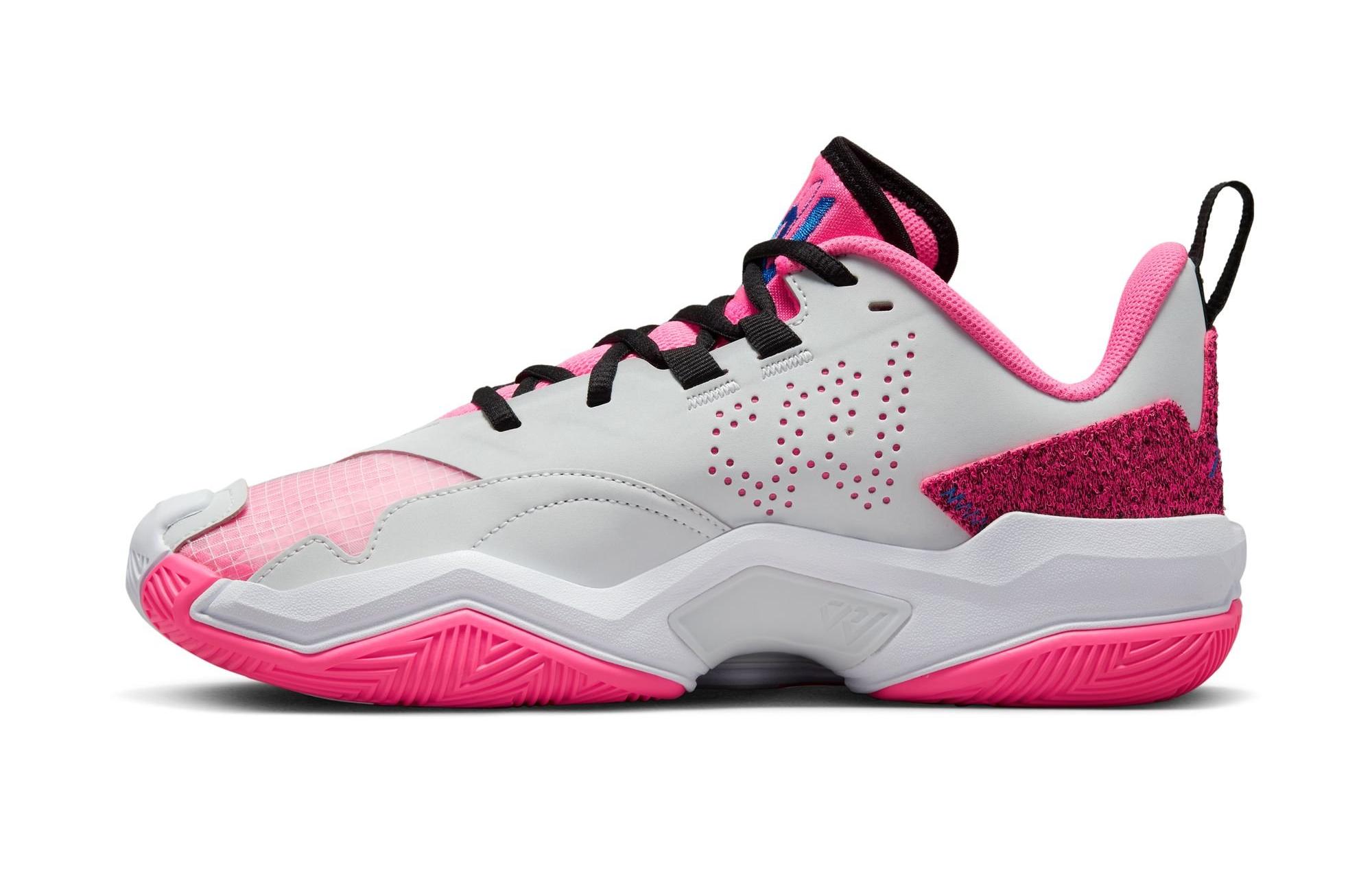 Jordan One Take 4 "White/Game Royal/Pink Blast/Photon Dust" Men's Basketball Shoe Launching 3/1 inside
