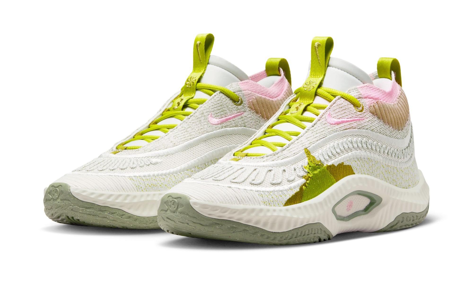 Nike Cosmic Unity 3 "Phantom/Soft Pink/Bright Cactus" Unisex Basketball Shoe Launching 4/20