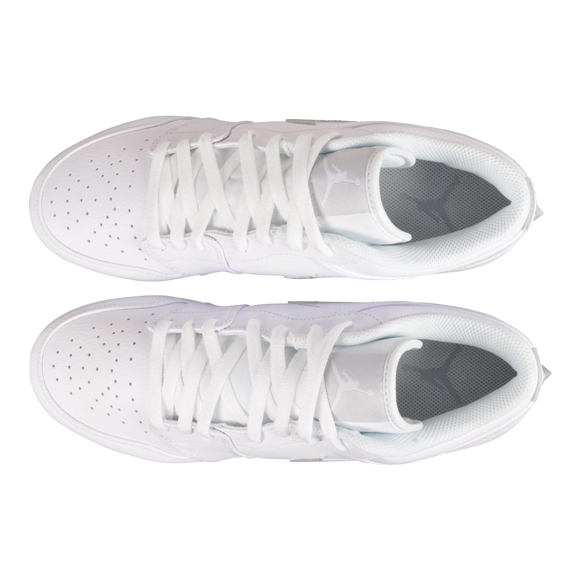Jordan 1 Low TD "White/Grey Fog" Men's Football Cleat