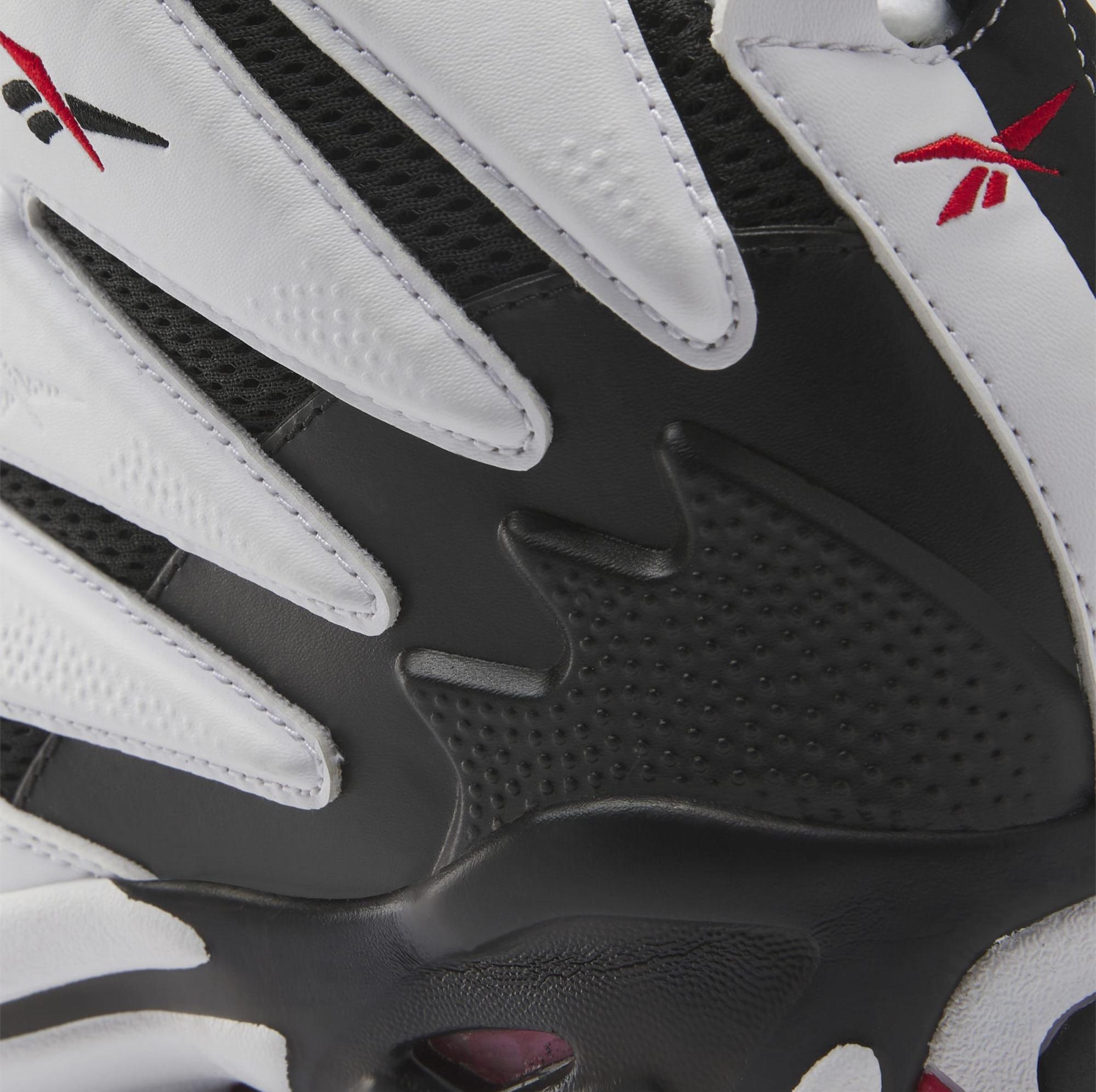 Reebok The Blast "Core Black/Ftwr White/Vector Red" Men's Basketball Shoe Launching 3/3  close up
