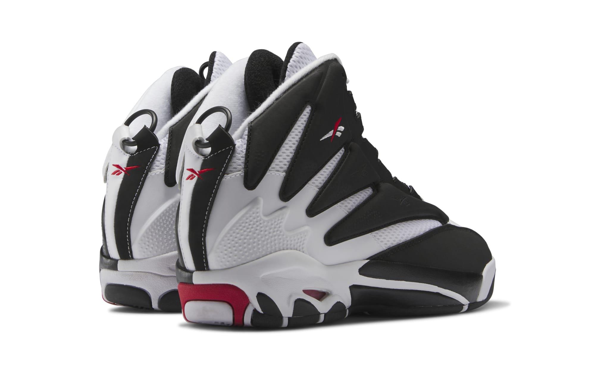 Reebok The Blast "Core Black/Ftwr White/Vector Red" Men's Basketball Shoe Launching 3/3 heel