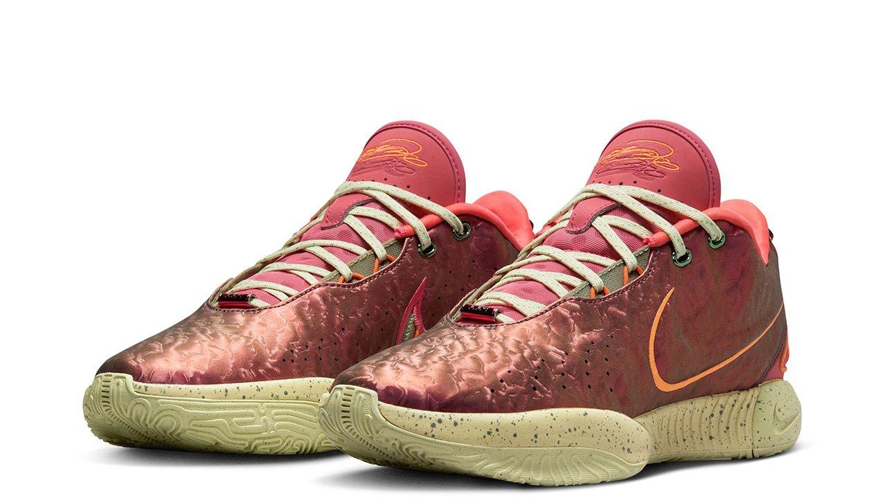 Lebron rose gold shoes online