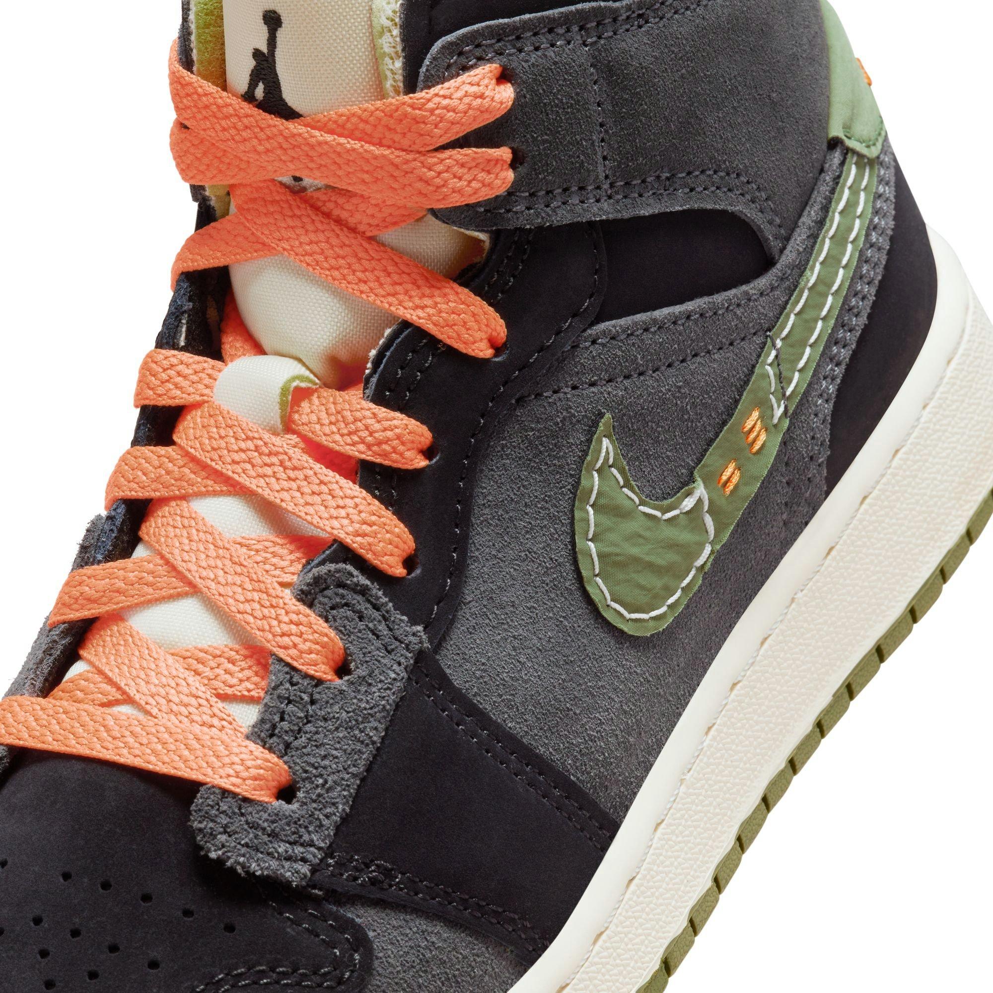 Air jordan 1 hot sale mid premium olive