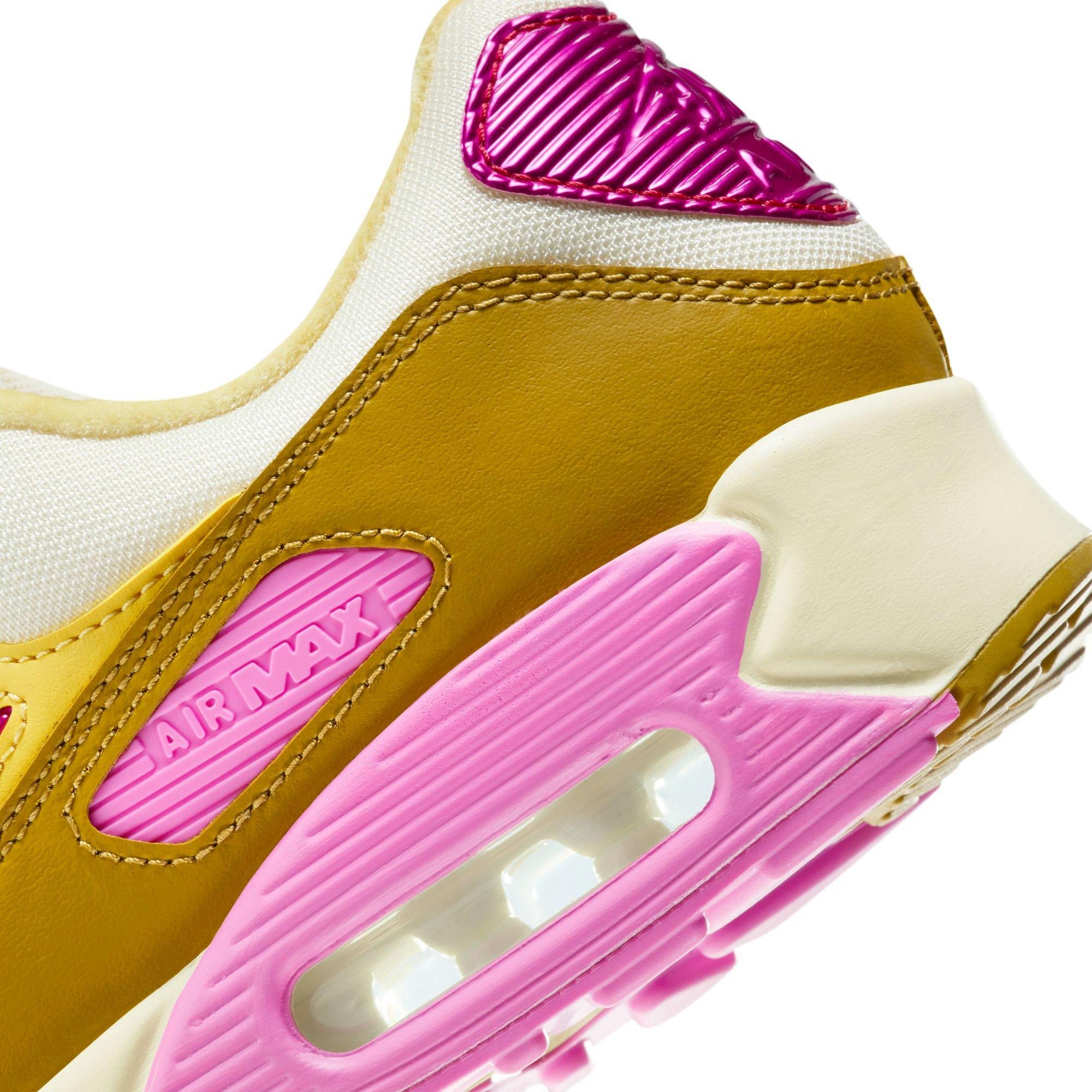 Pink and yellow sale air max 9