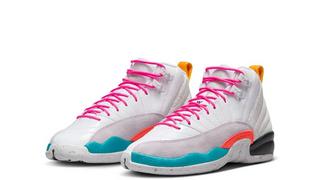 Jordan 12 Retro Vapor Green Grade School Kids Shoe Hibbett