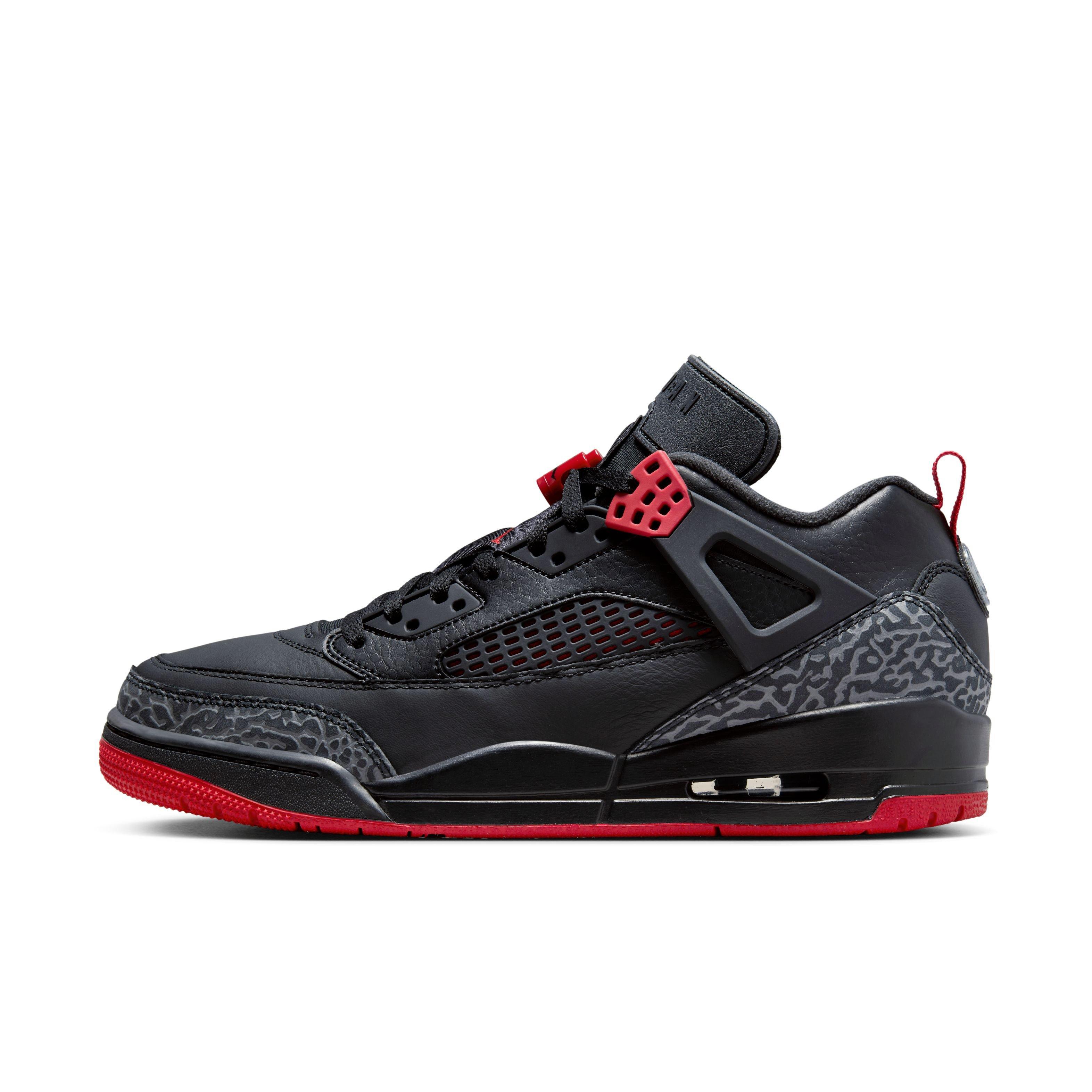Jordan Spizike Low “Bred” Left Shoe Side Profile