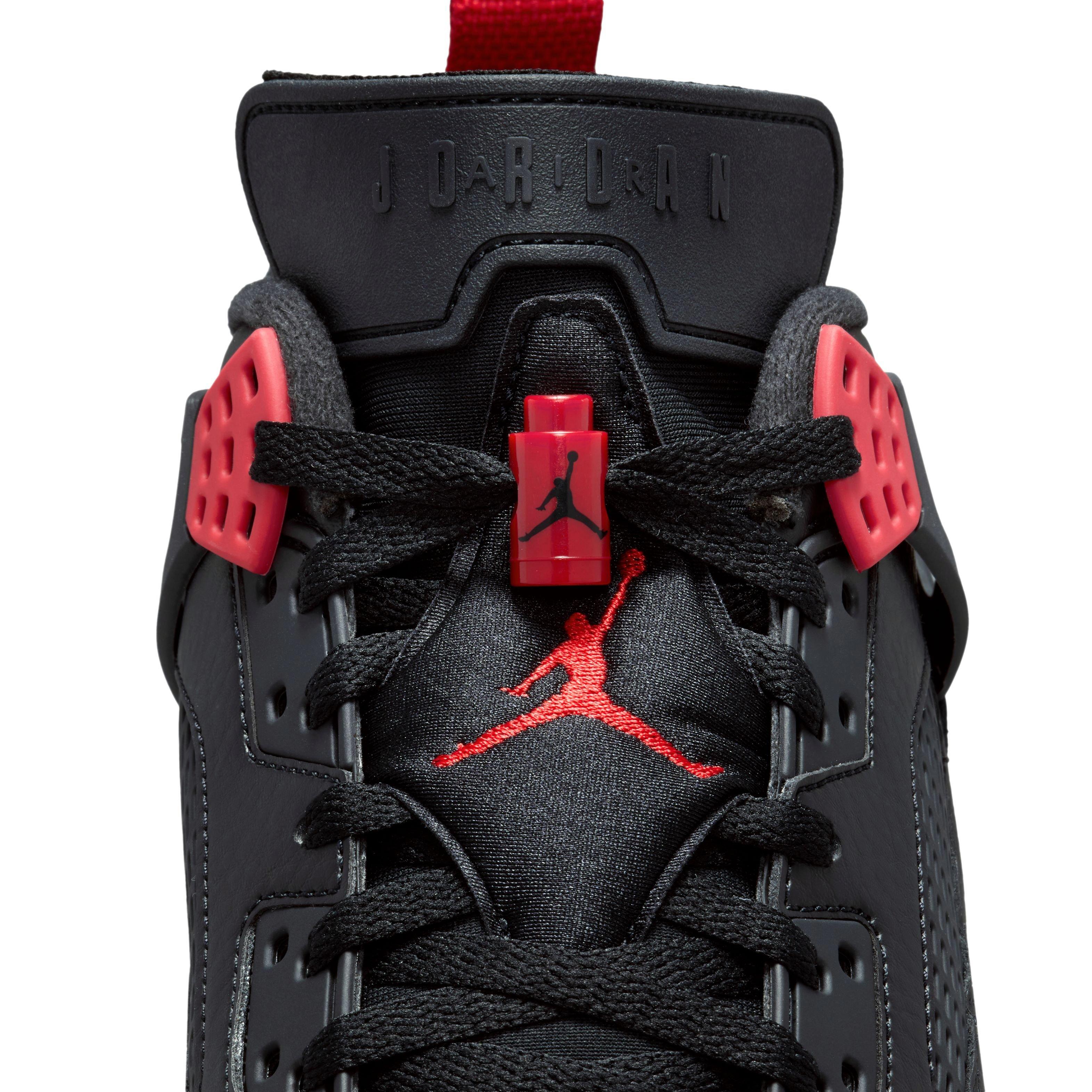 Jordan Spizike Low “Bred” Laces Tongue and Upper