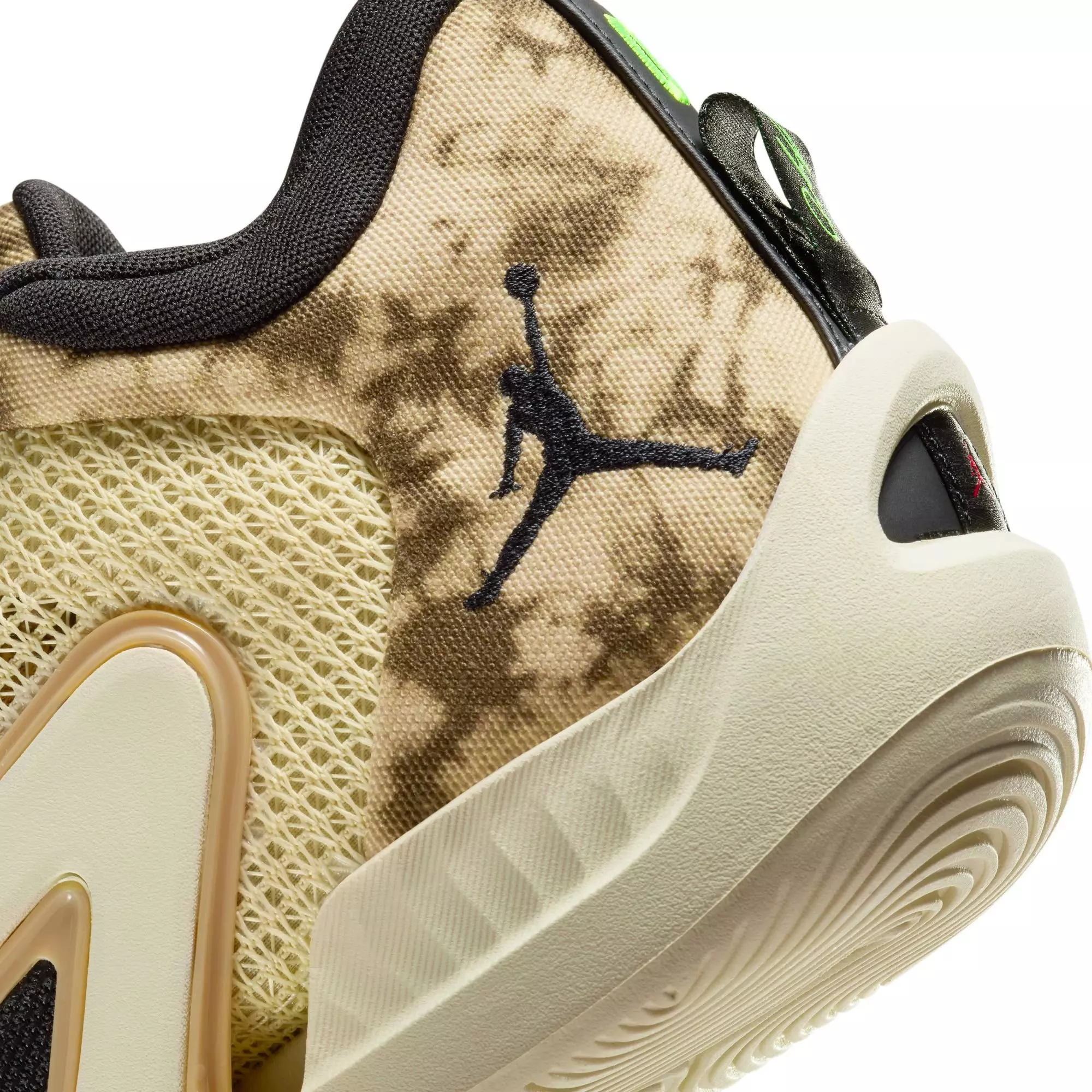 Jordan Tatum 1 Deuce Shoes Mens Size 8 Beige Tie Dye Mesh Basketball Sneakers Jordan Tatum 1 Tunnel Size 9.5 Mens Fossil Tan Black Sesame  main image 3