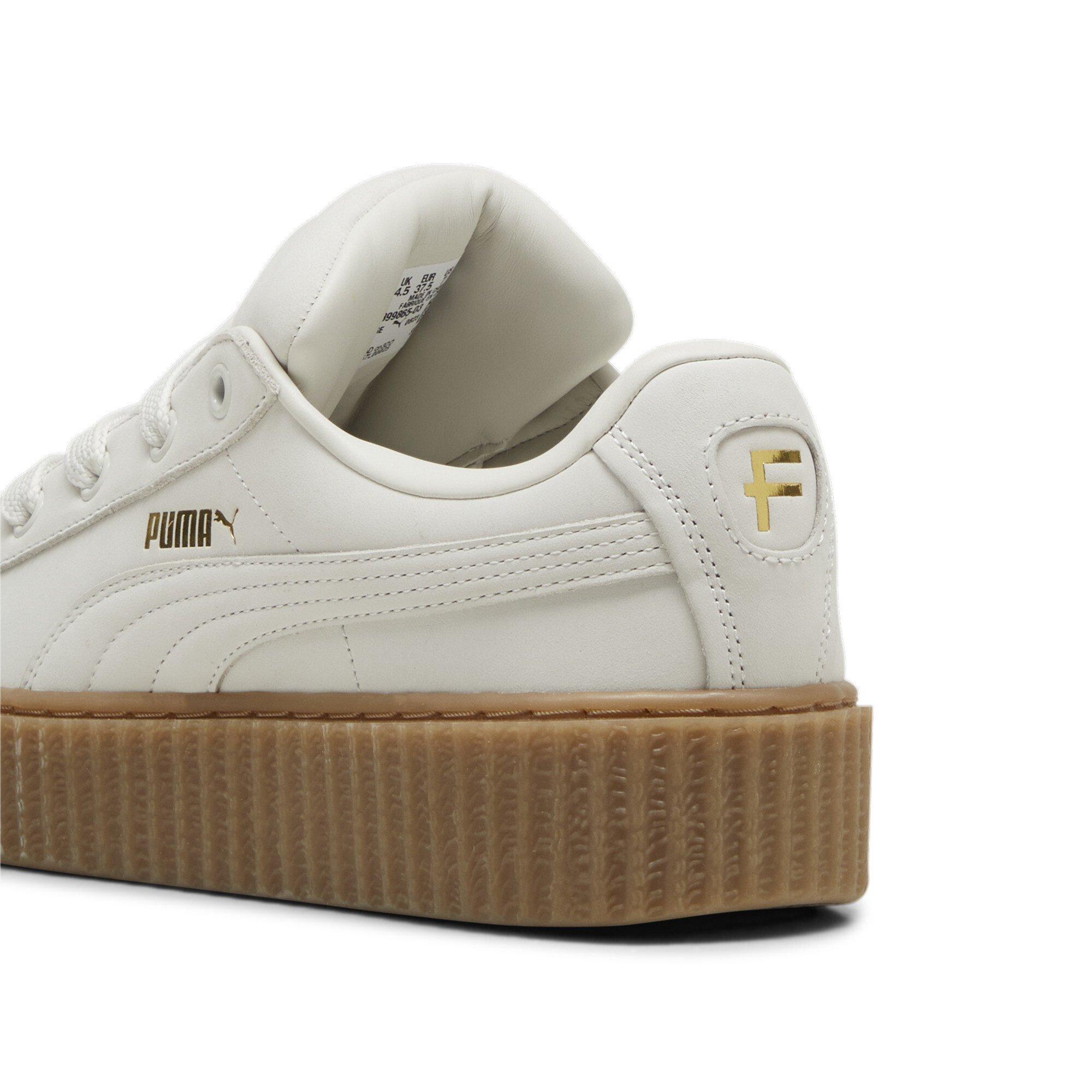 Puma x Fenty Creeper Phatty "Earth Tone White" Heel Details