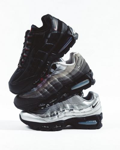 Three Nike Air Max 95 sneakers