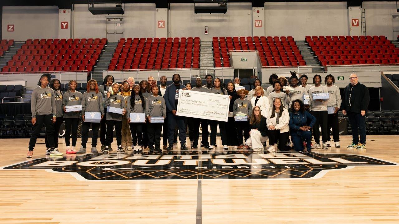 First String Donation - Check Presentation