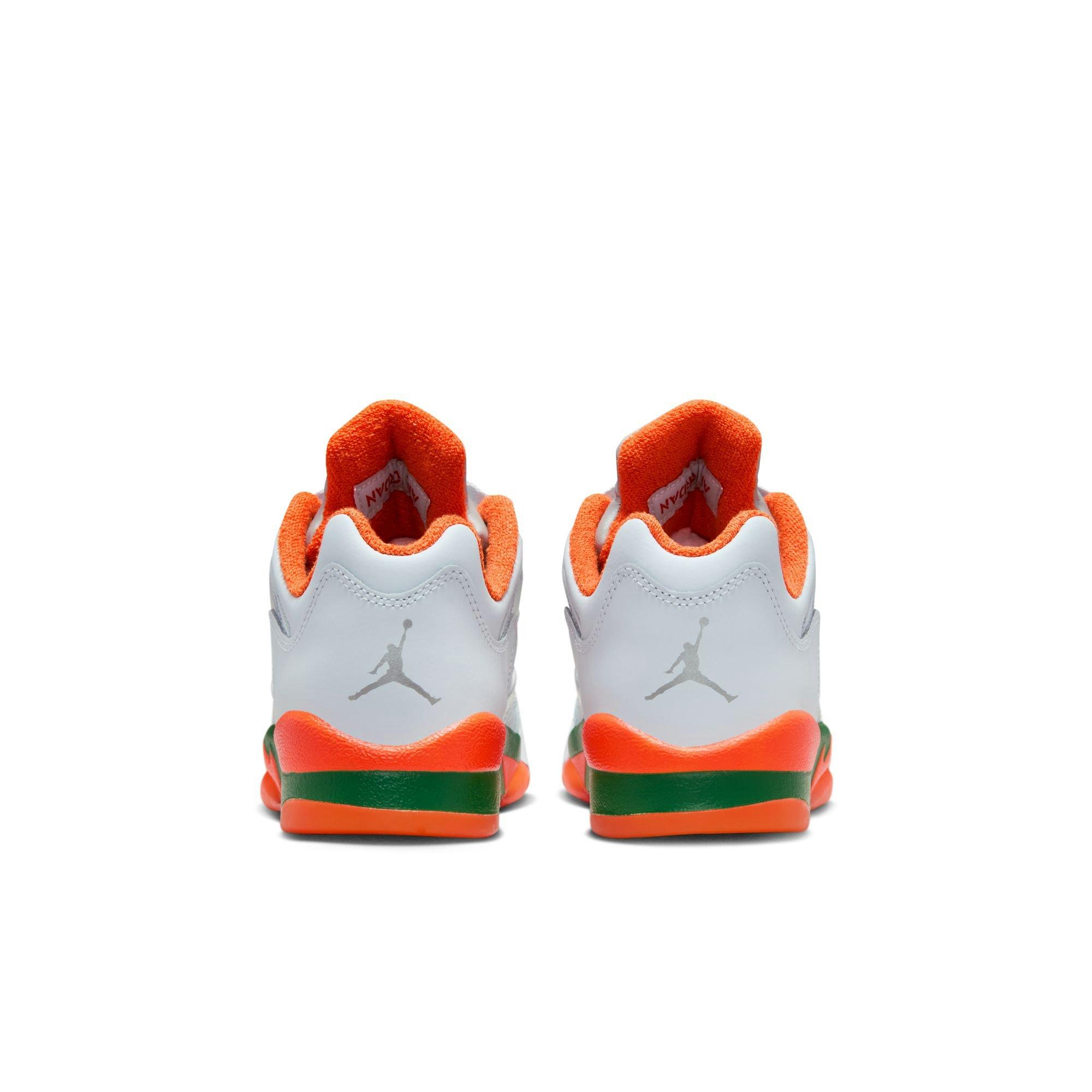 Air Jordan 5 Retro Low “Hurricanes” Heels